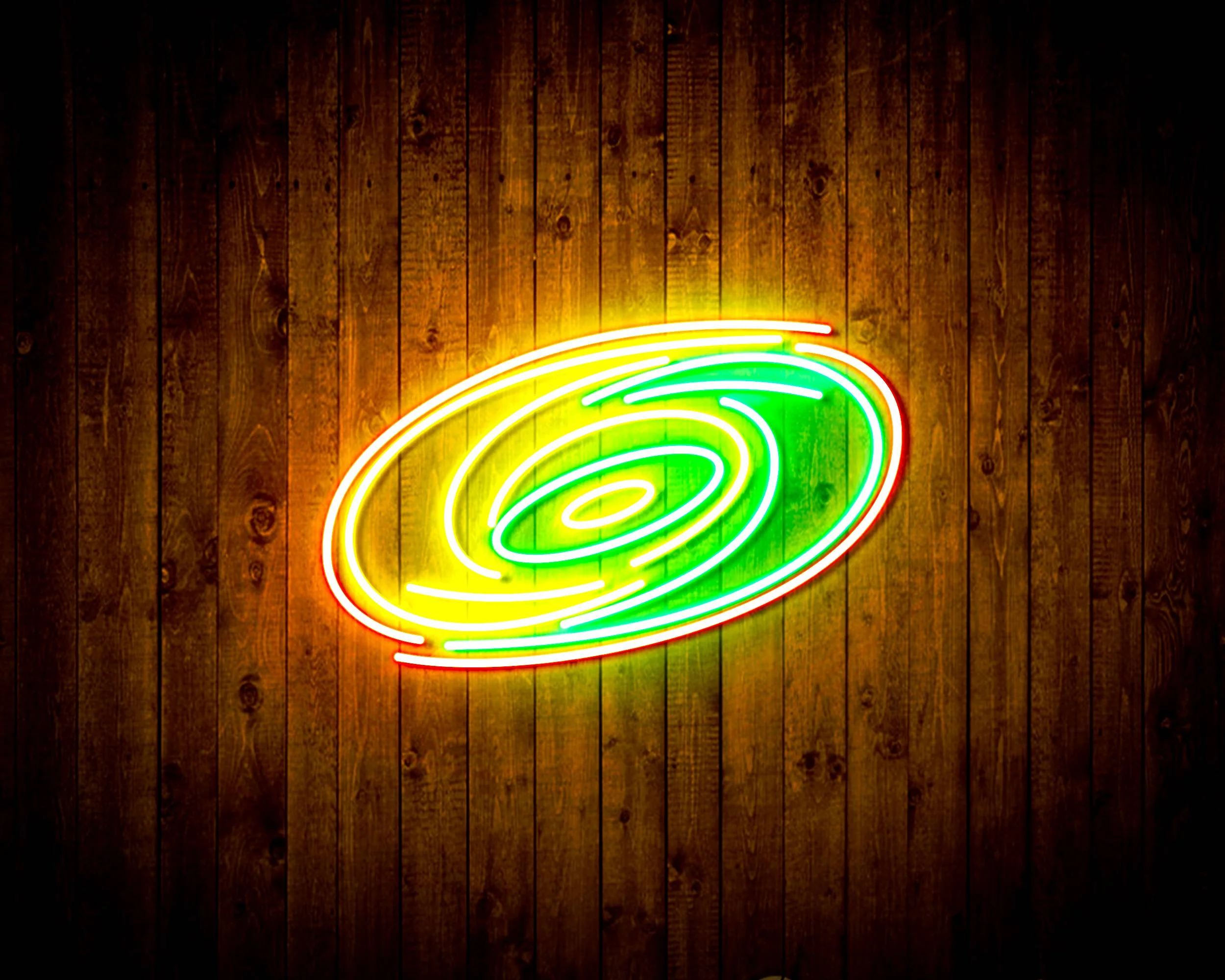 NHL Carolina Hurricanes Bar Neon Flex LED Sign - Image 3