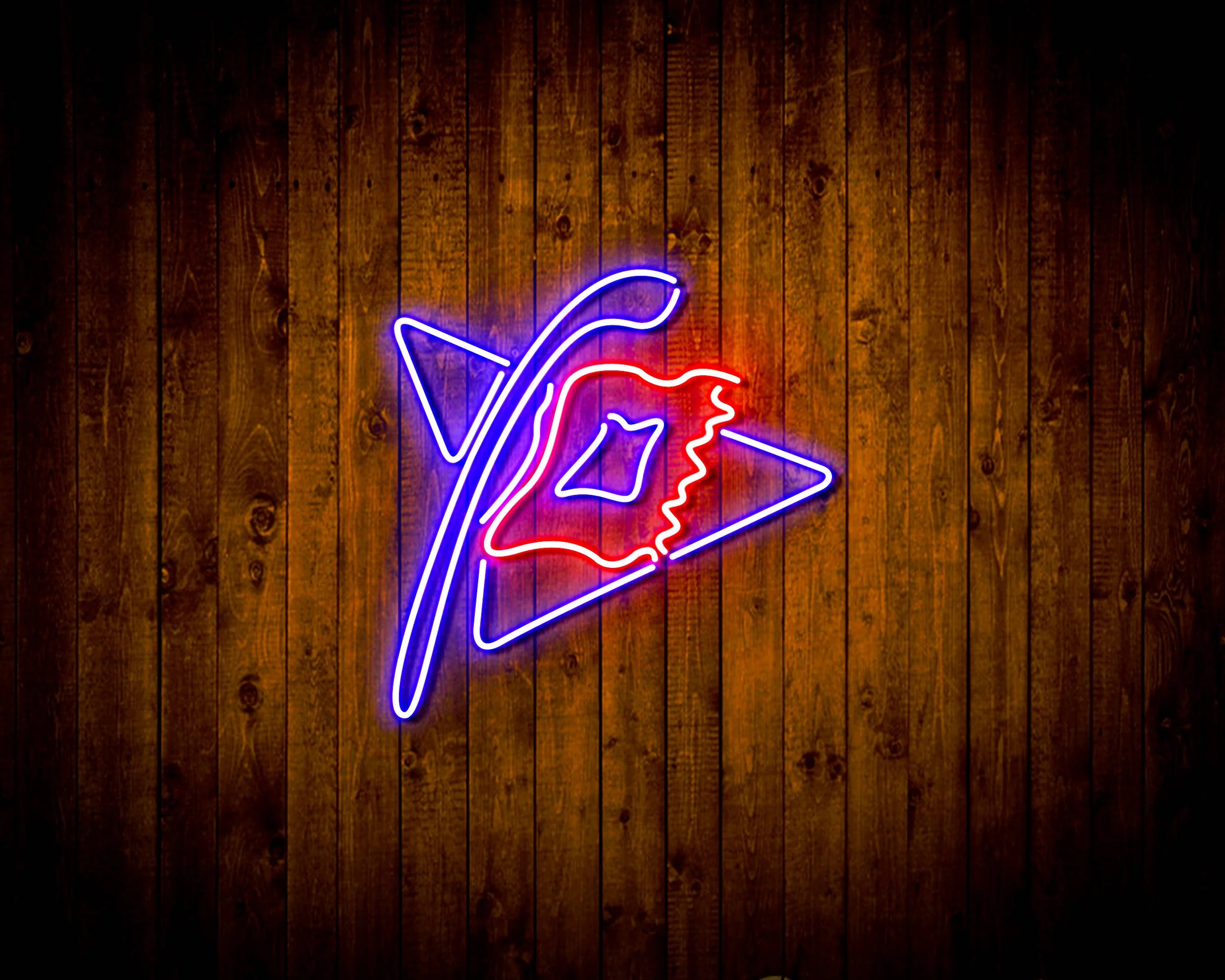 NHL Carolina Hurricanes Bar Neon Flex LED Sign - Image 2