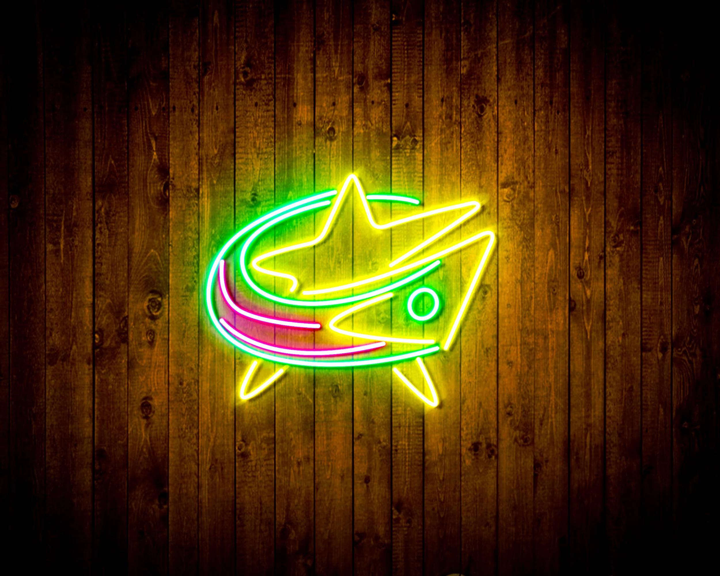 NHL Columbus Blue Jackets Bar Neon Flex LED Sign - Image 4