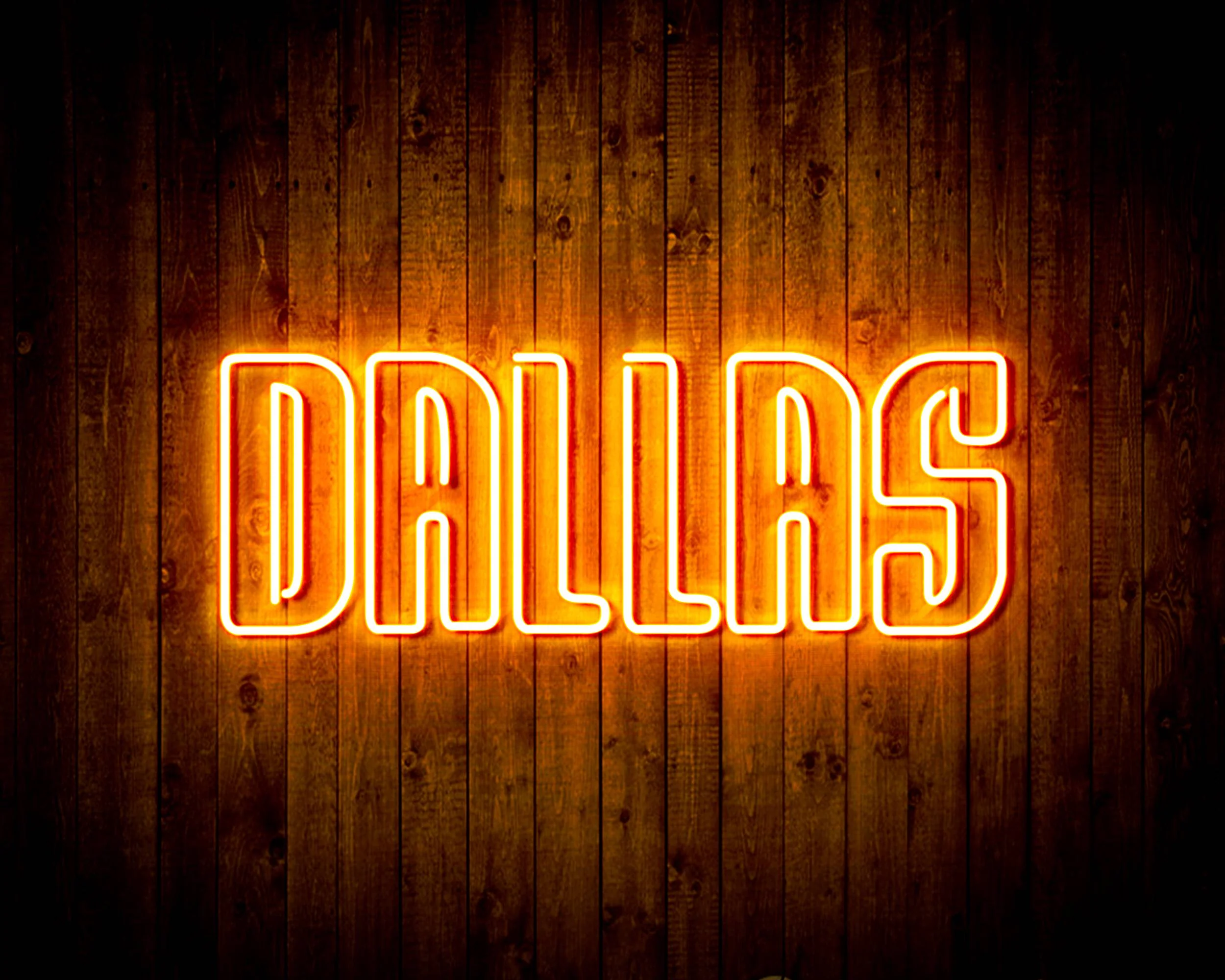 NHL Dallas Stars Bar Neon Flex LED Sign - Image 3