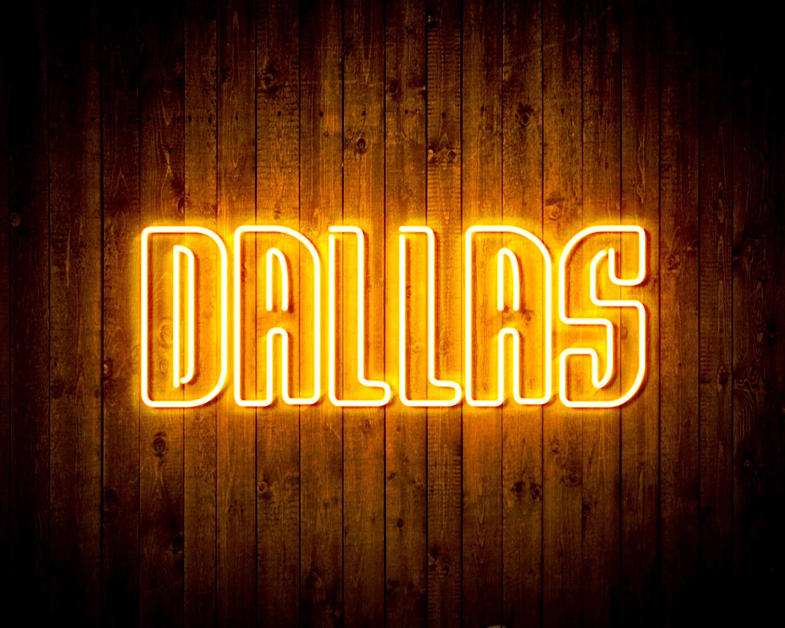 NHL Dallas Stars Bar Neon Flex LED Sign - Image 4