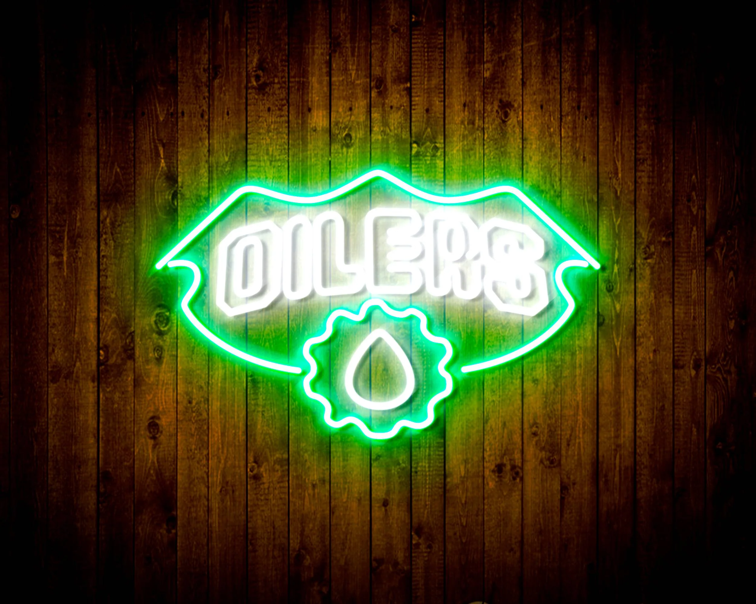 NHL Edmonton Oilers Bar Neon Flex LED Sign - Image 6