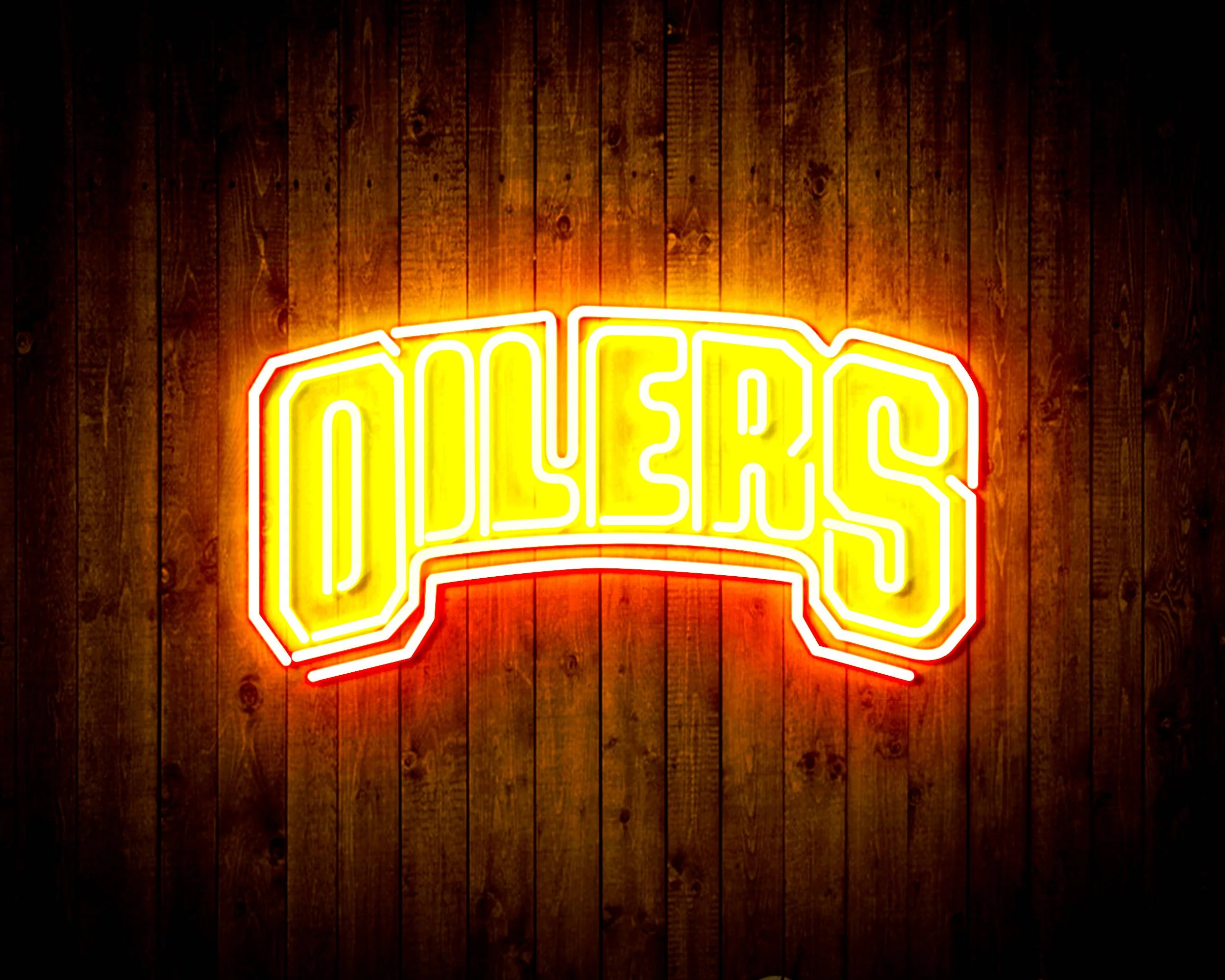 NHL Edmonton Oilers Bar Neon Flex LED Sign - Image 8