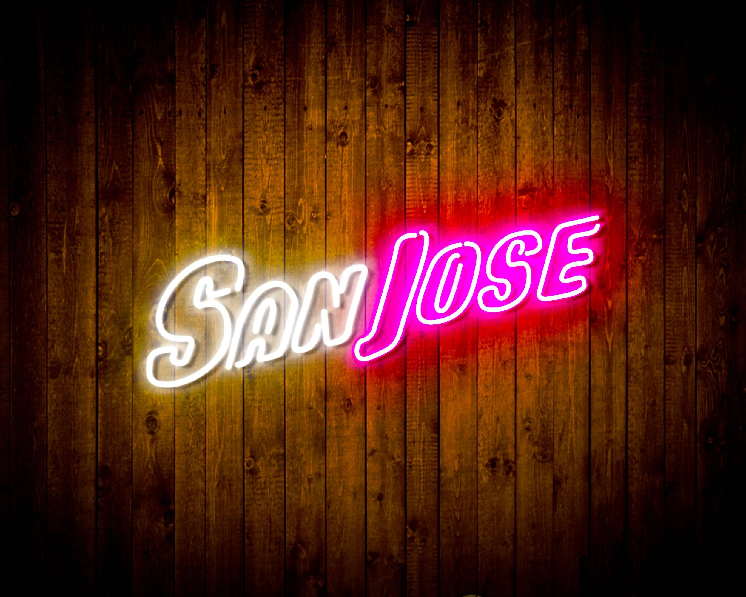 NHL San Jose Sharks Bar Neon Flex LED Sign - Image 5