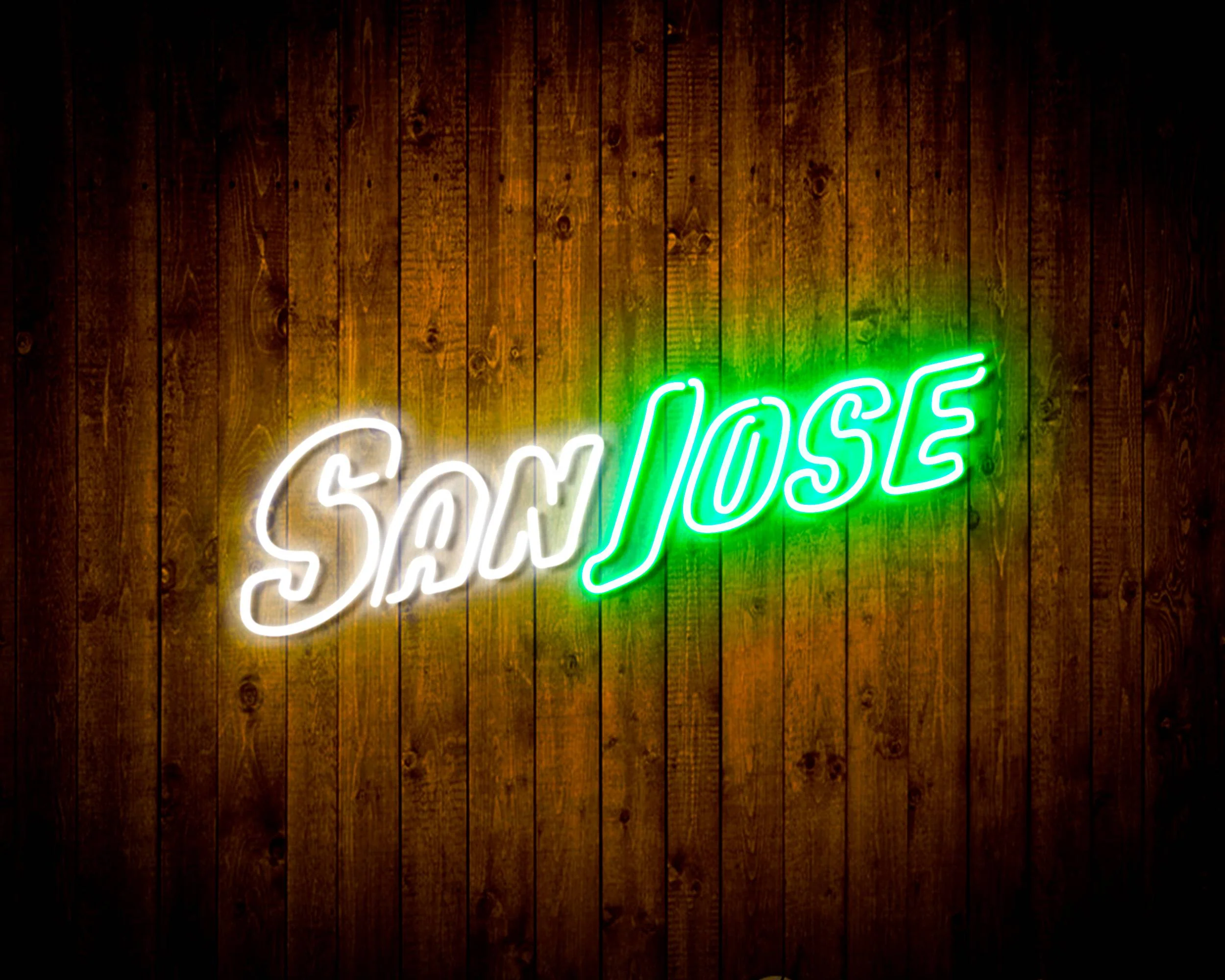 NHL San Jose Sharks Bar Neon Flex LED Sign - Image 6