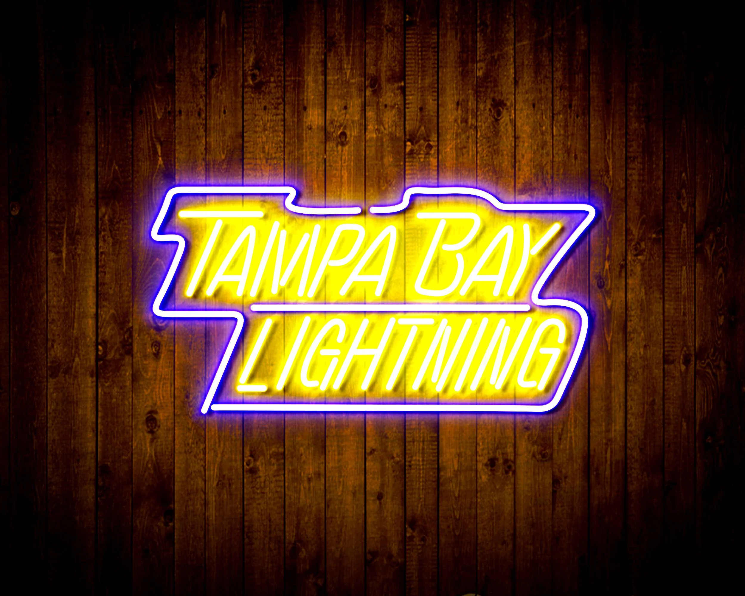 NHL Tampa Bay Lightning Bar Neon Flex LED Sign - Image 8