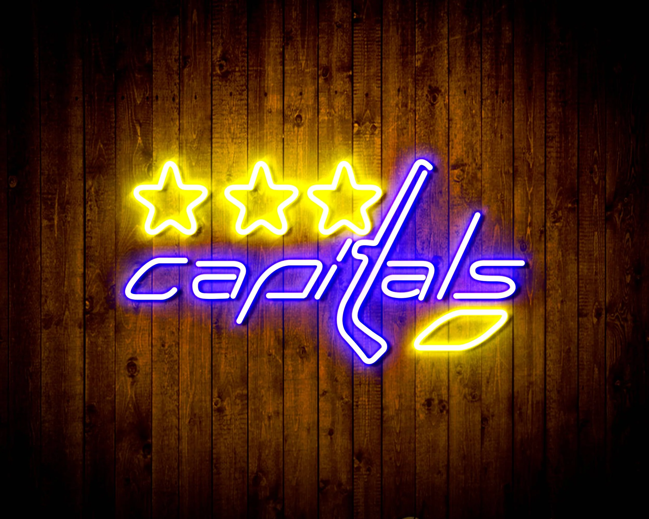 NHL Washington Capitals Bar Neon Flex LED Sign - Image 8