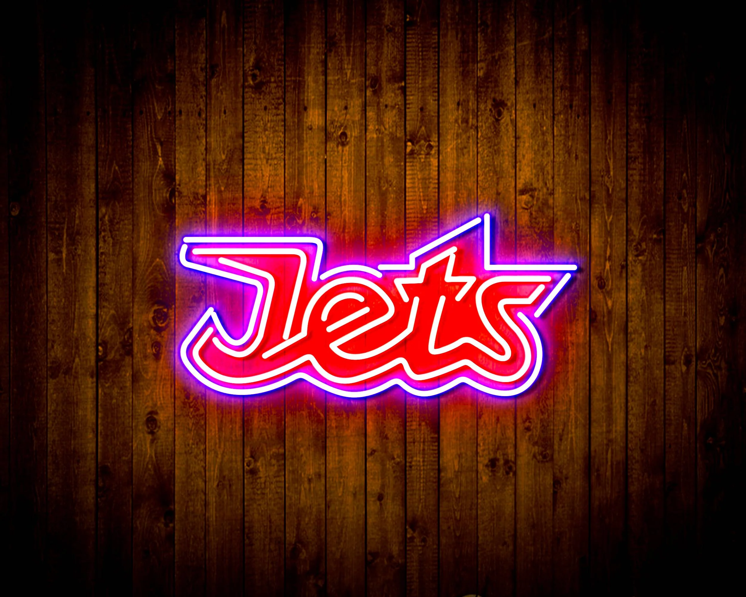NHL Winnipeg Jets Bar Neon Flex LED Sign - Image 2