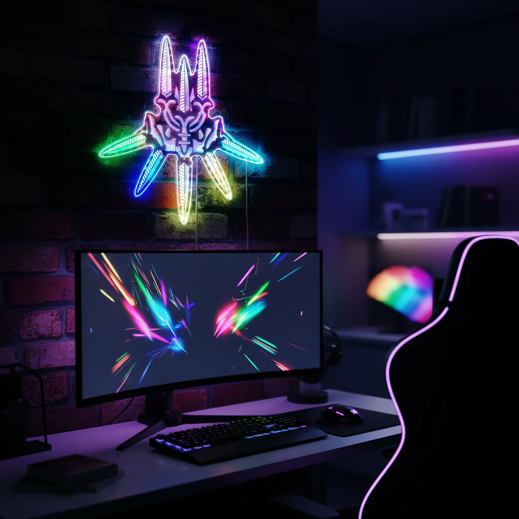 Nier Automata Neon LED Sign with Dynamic RGB Colors - Image 8