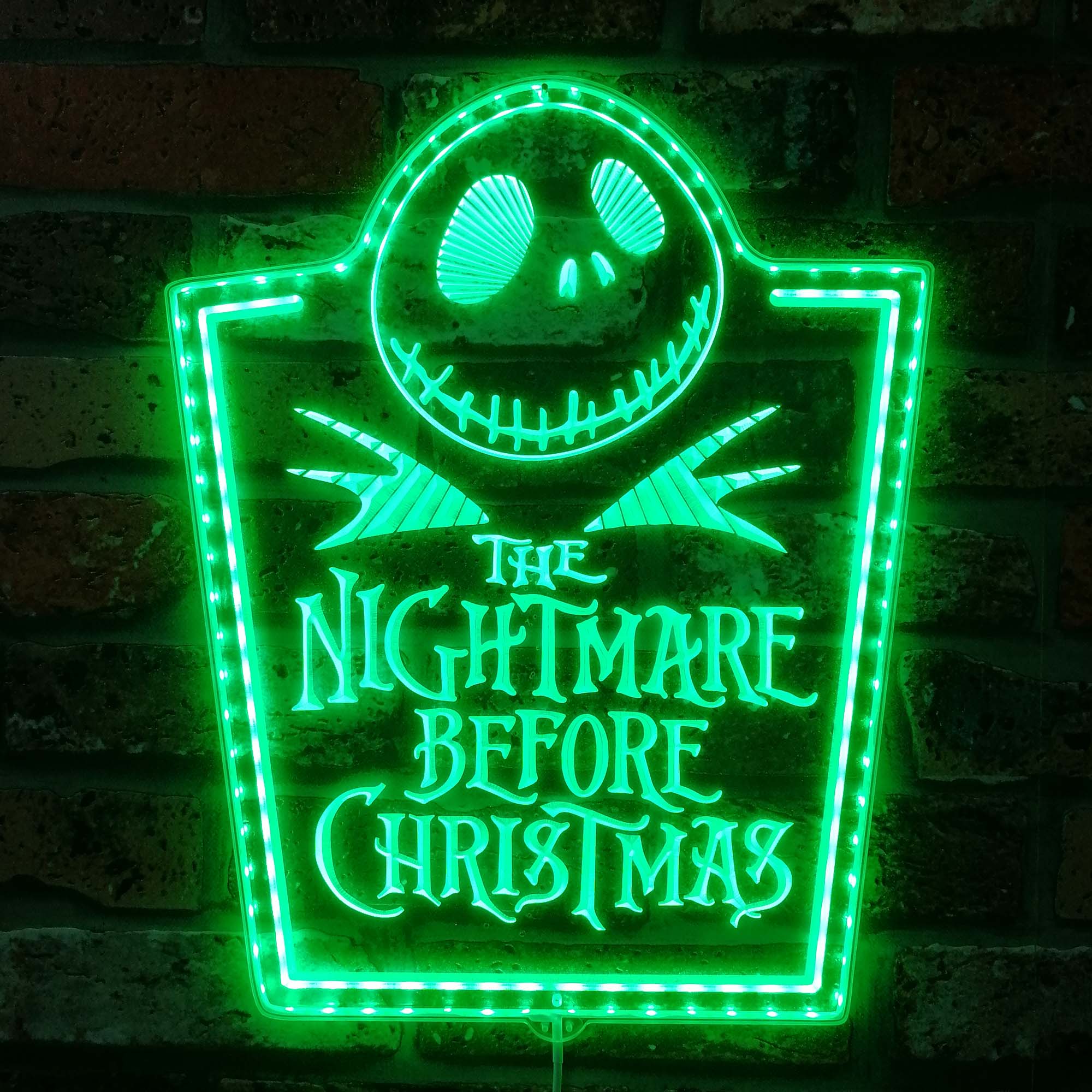Nightmare before Christmas Neon LED Sign with Dynamic RGB Colors - Image 6