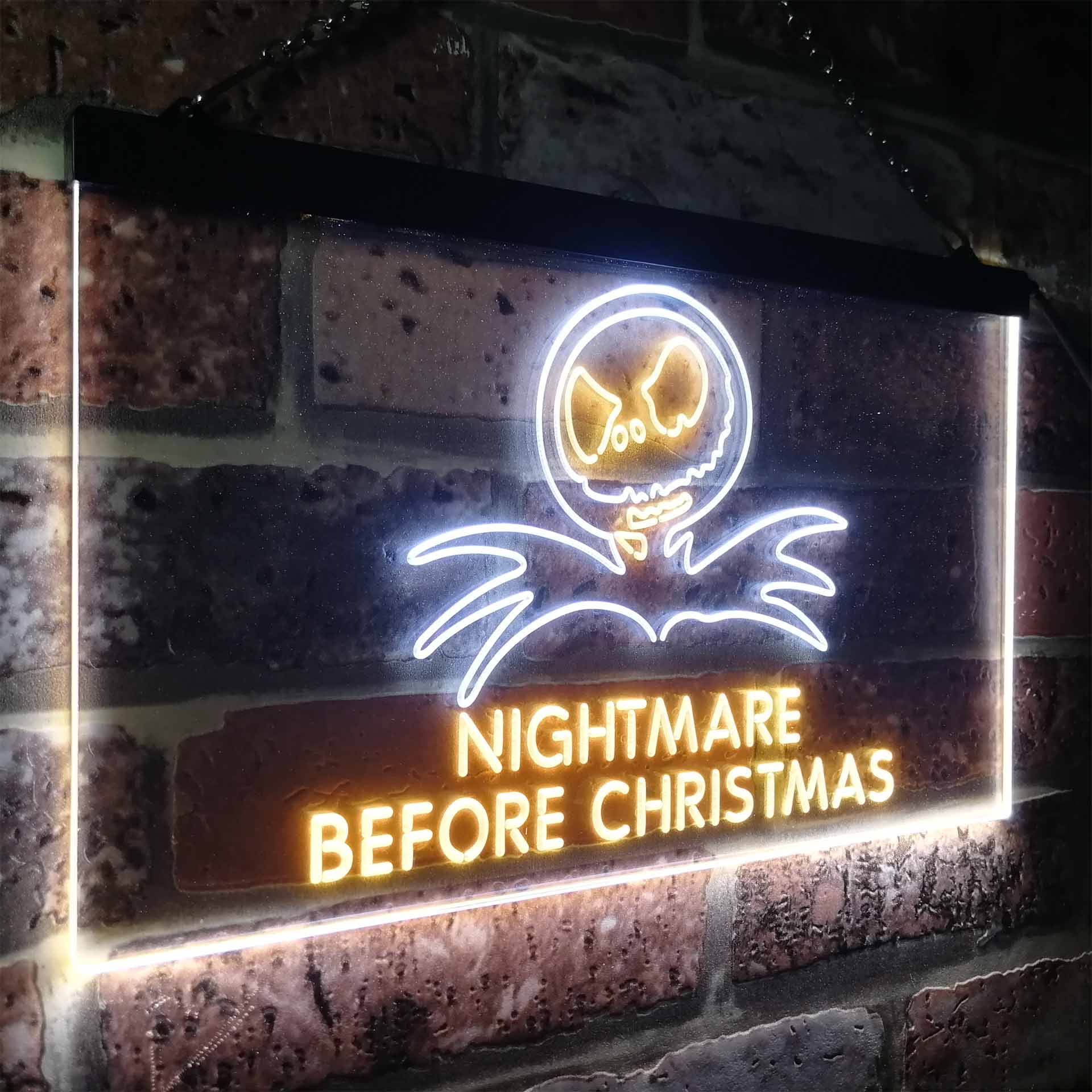 Nightmare Before Christmas Halloween Wall Decor Neon LED Sign - Image 26