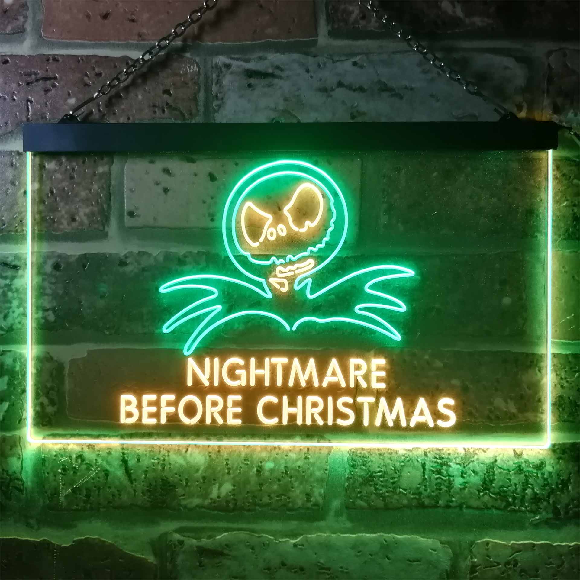 Nightmare Before Christmas Halloween Wall Decor Neon LED Sign - Image 5
