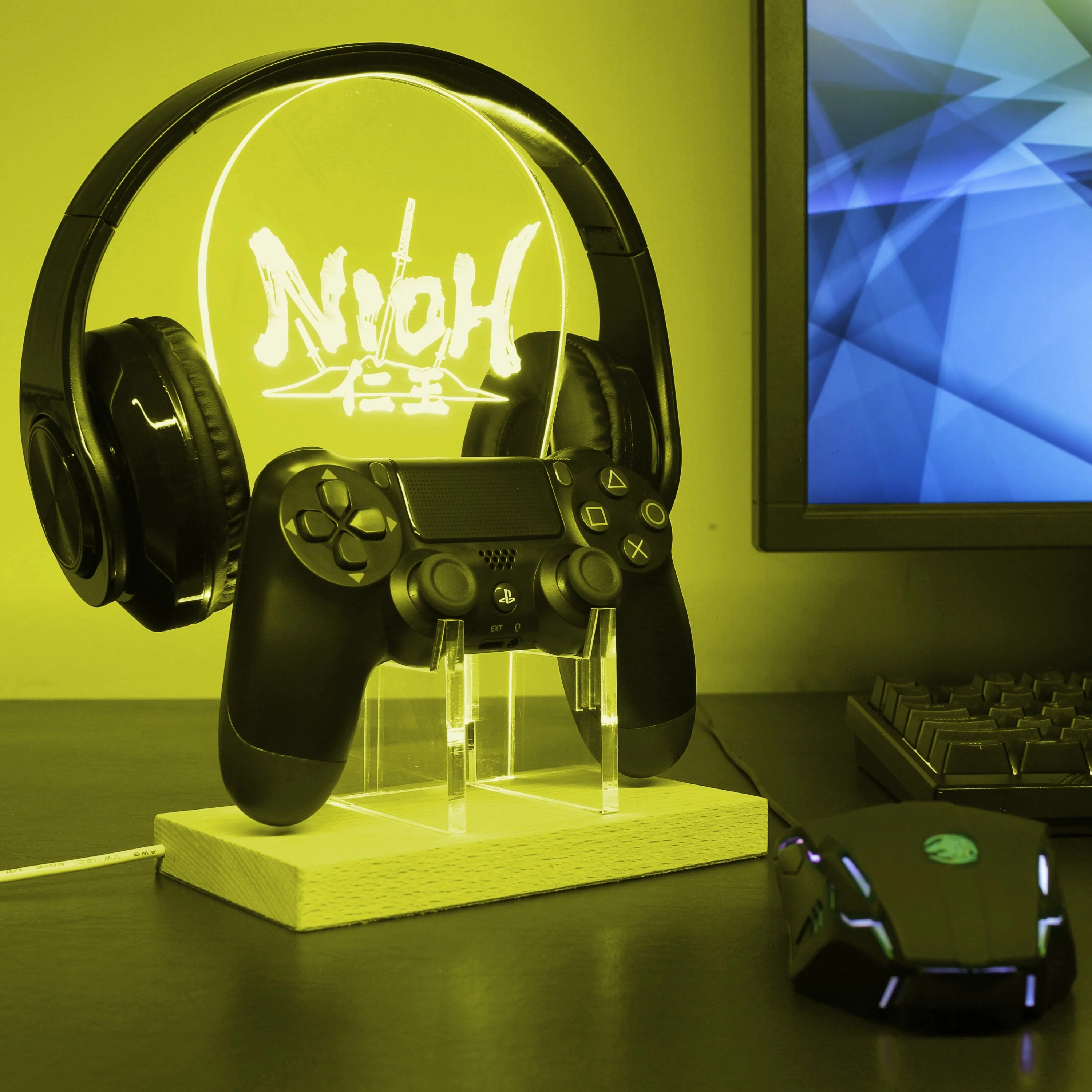 Nioh LED Gaming Headset Controller Stand - Image 4