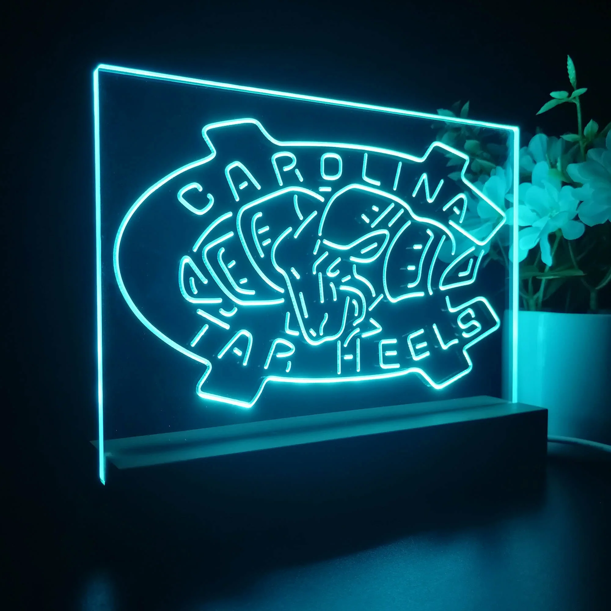 North Carolina Tar Heels Night Light Pub Bar Lamp - Image 5