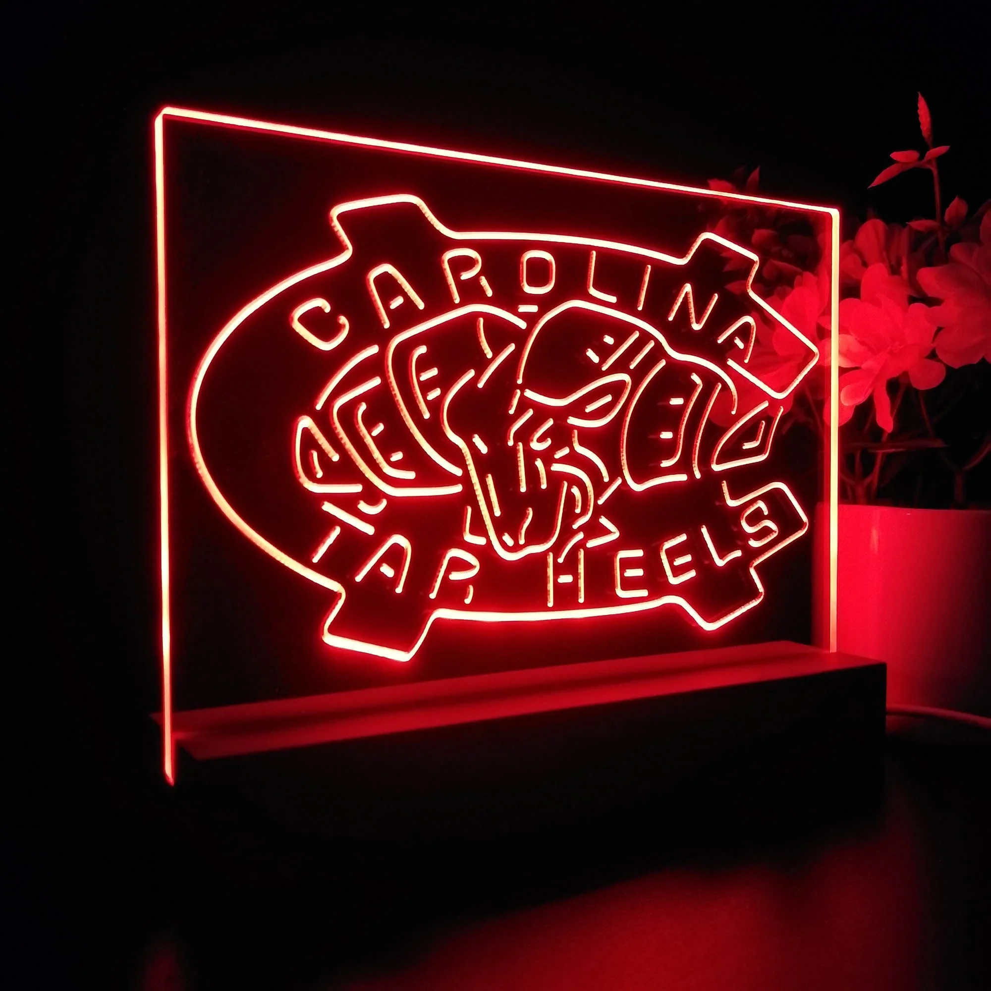 North Carolina Tar Heels Night Light Pub Bar Lamp - Image 6