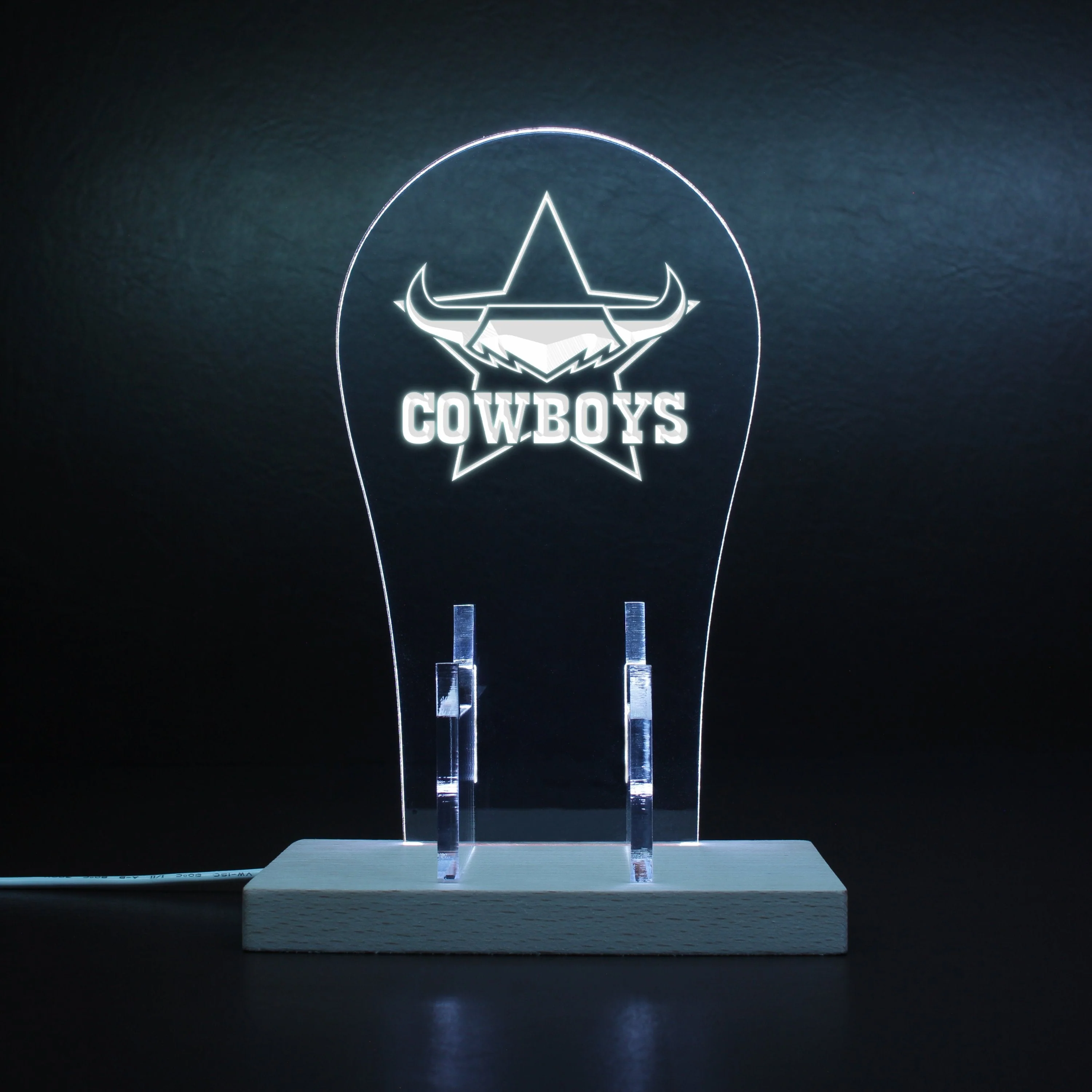 North Queensland Cowboys LED Gaming Headset Controller Stand - Image 5