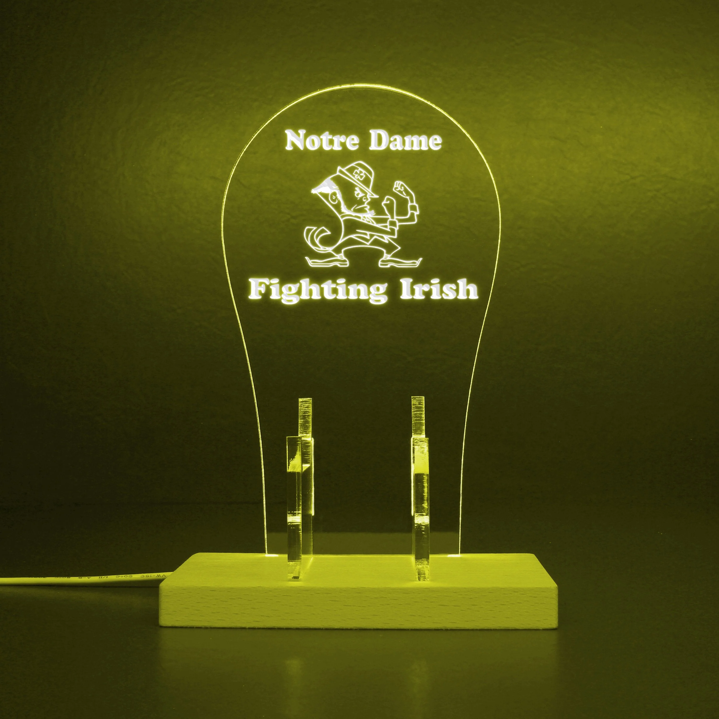 Notre Dame Fighting Irish Football LED Gaming Headset Controller Stand - Image 5