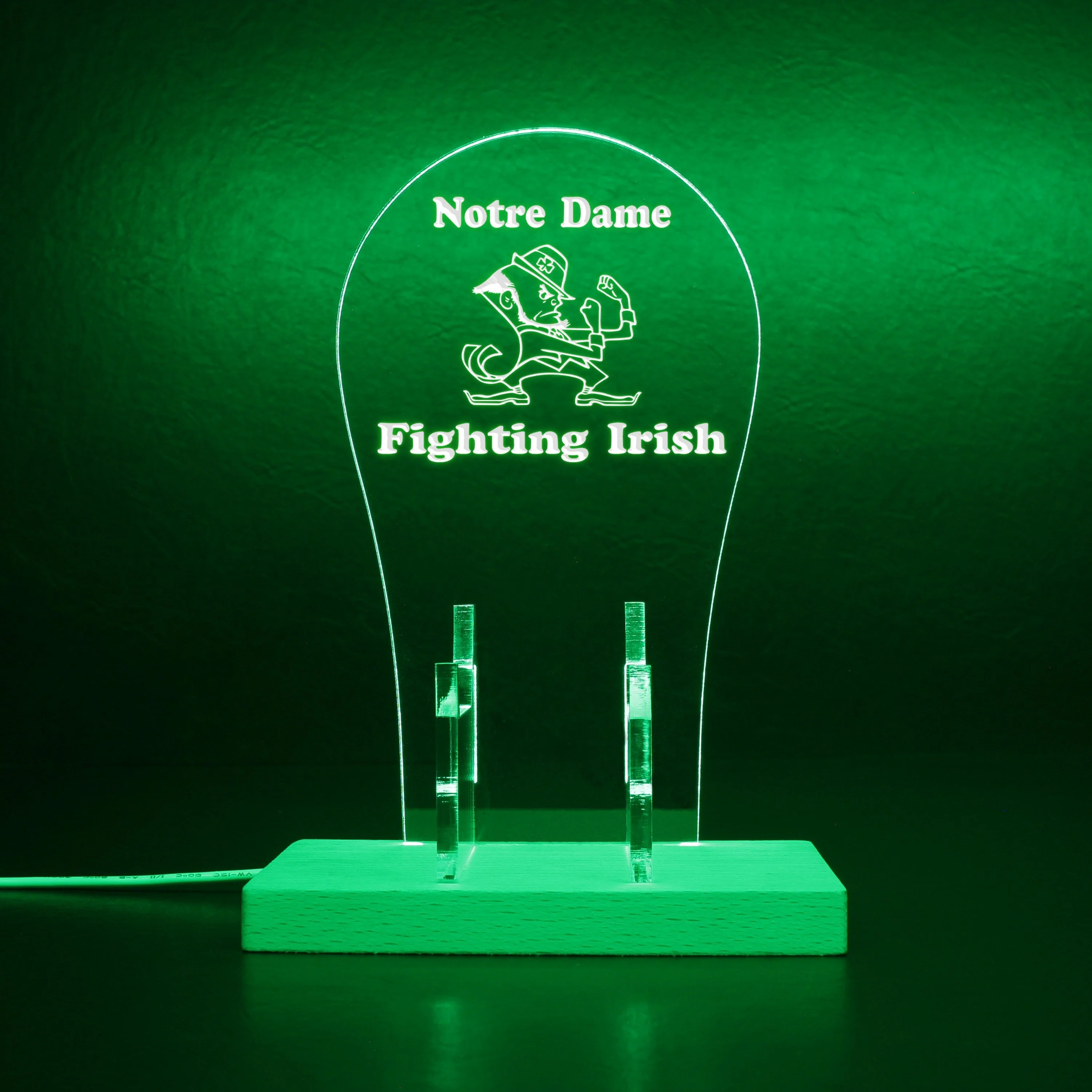 Notre Dame Fighting Irish Football LED Gaming Headset Controller Stand - Image 6