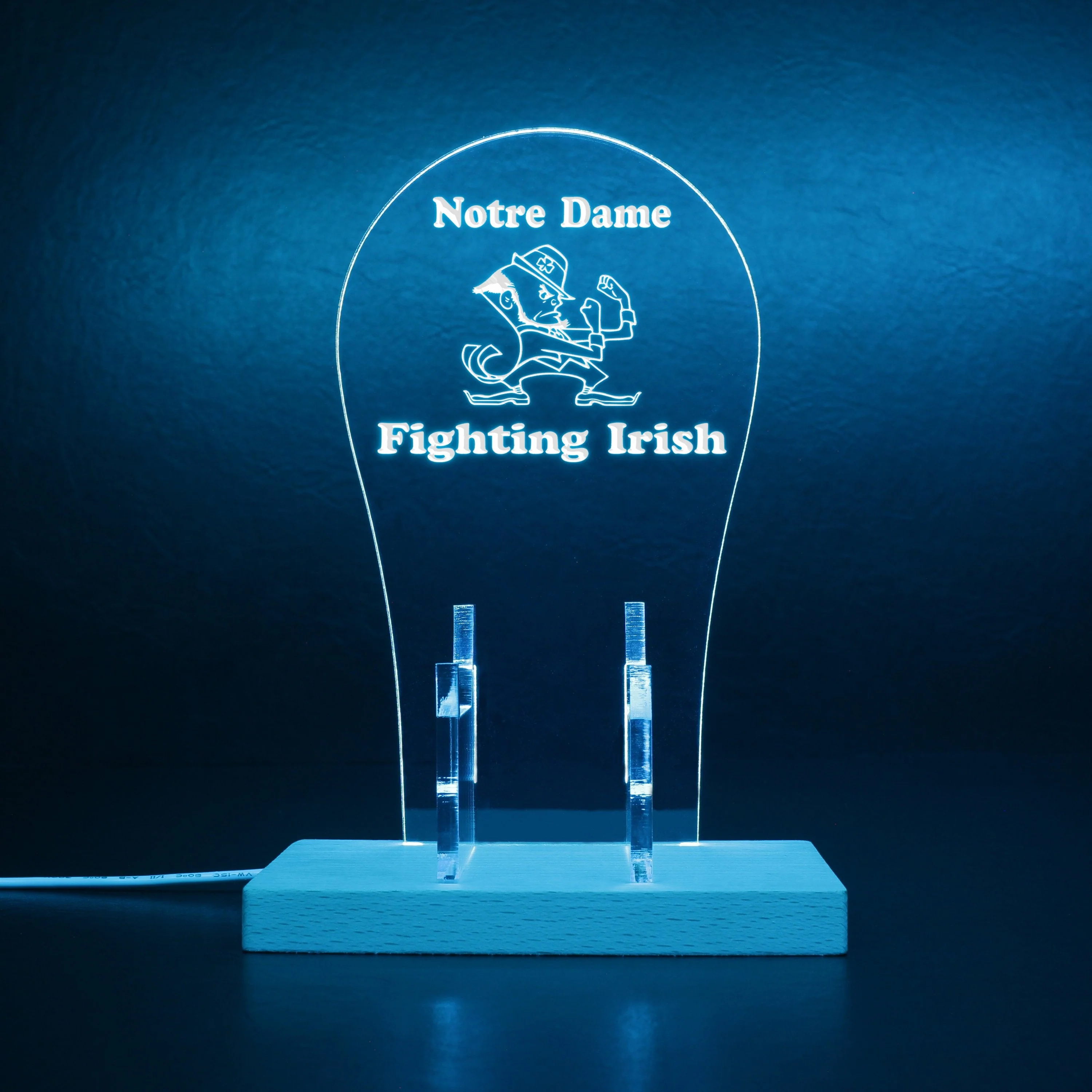 Notre Dame Fighting Irish Football LED Gaming Headset Controller Stand - Image 7