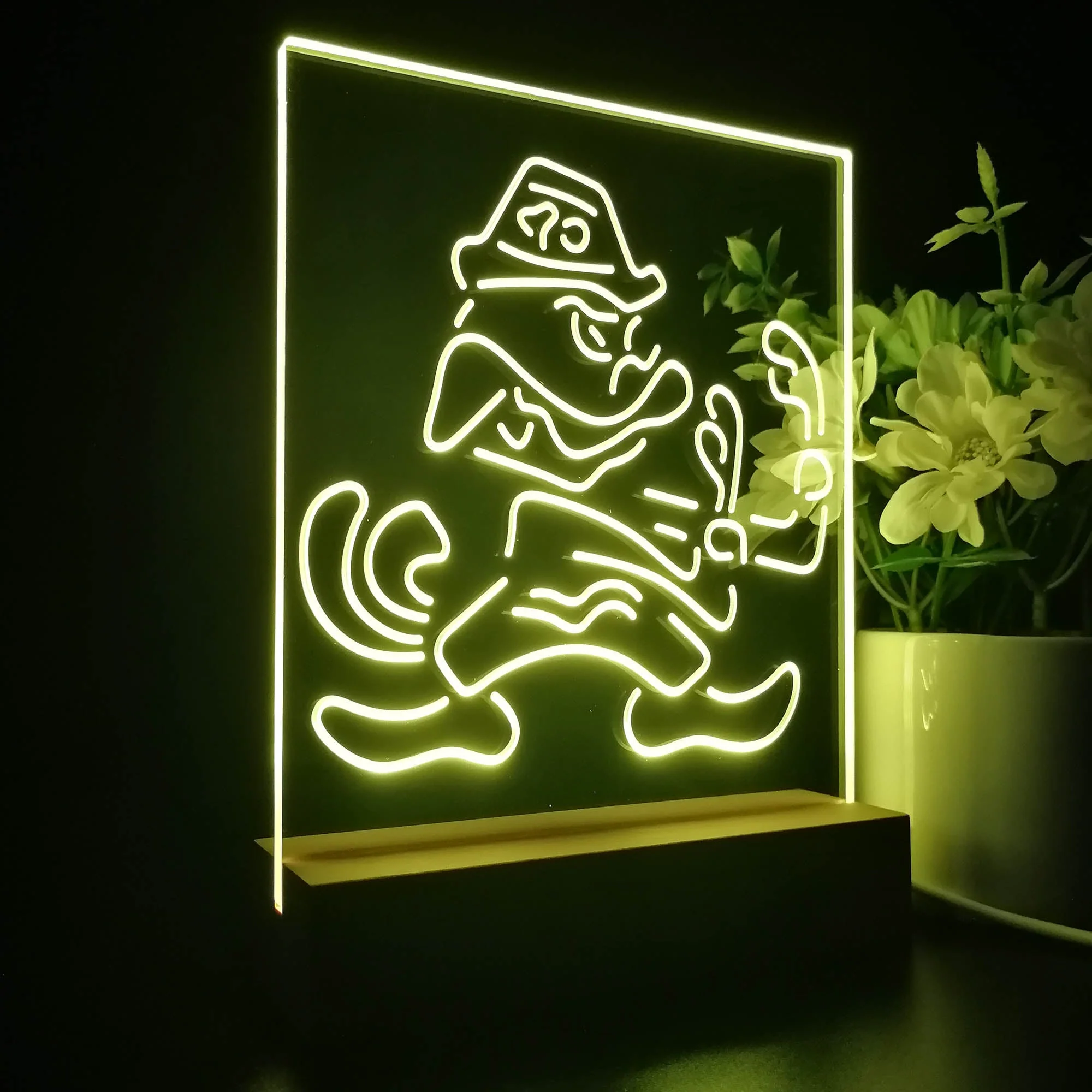 Notre Dame Fighting Irish Neon Sign Table Top Lamp - Image 5