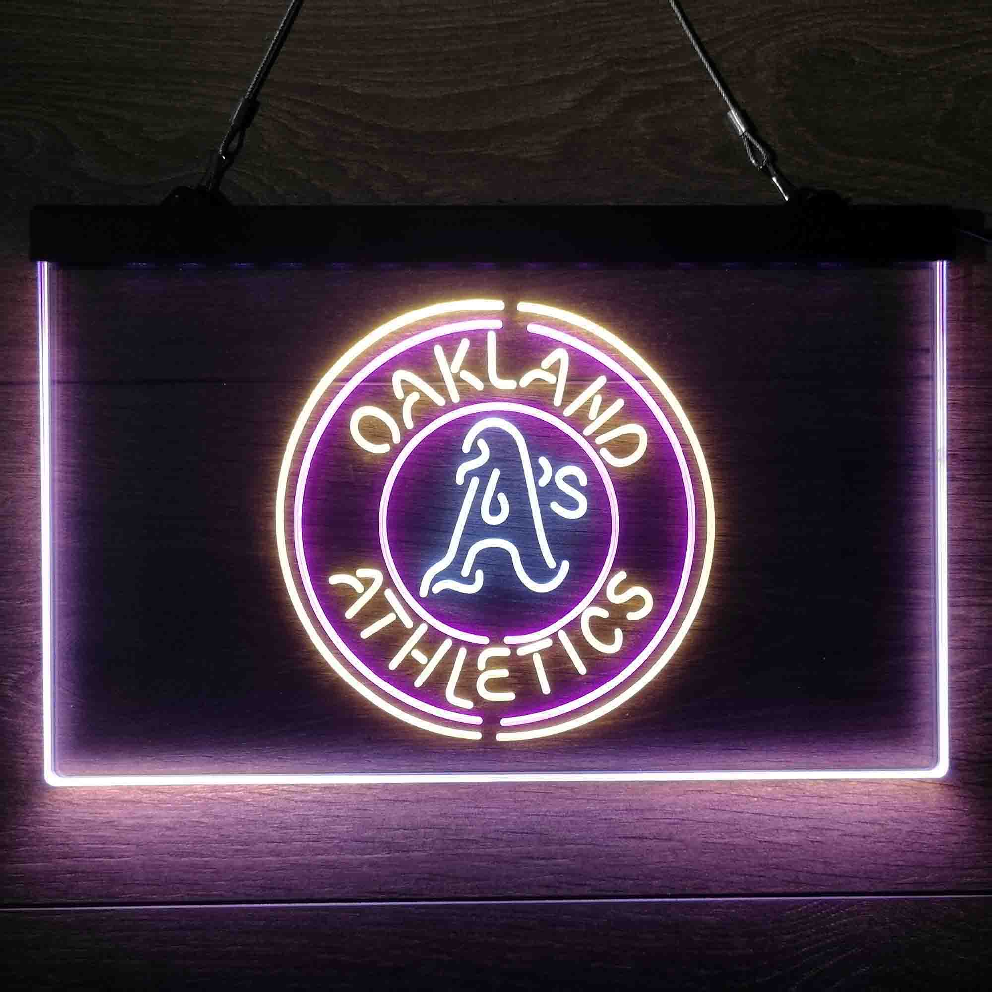 Oakland Athletics Neon-Like LED Sign - Image 14