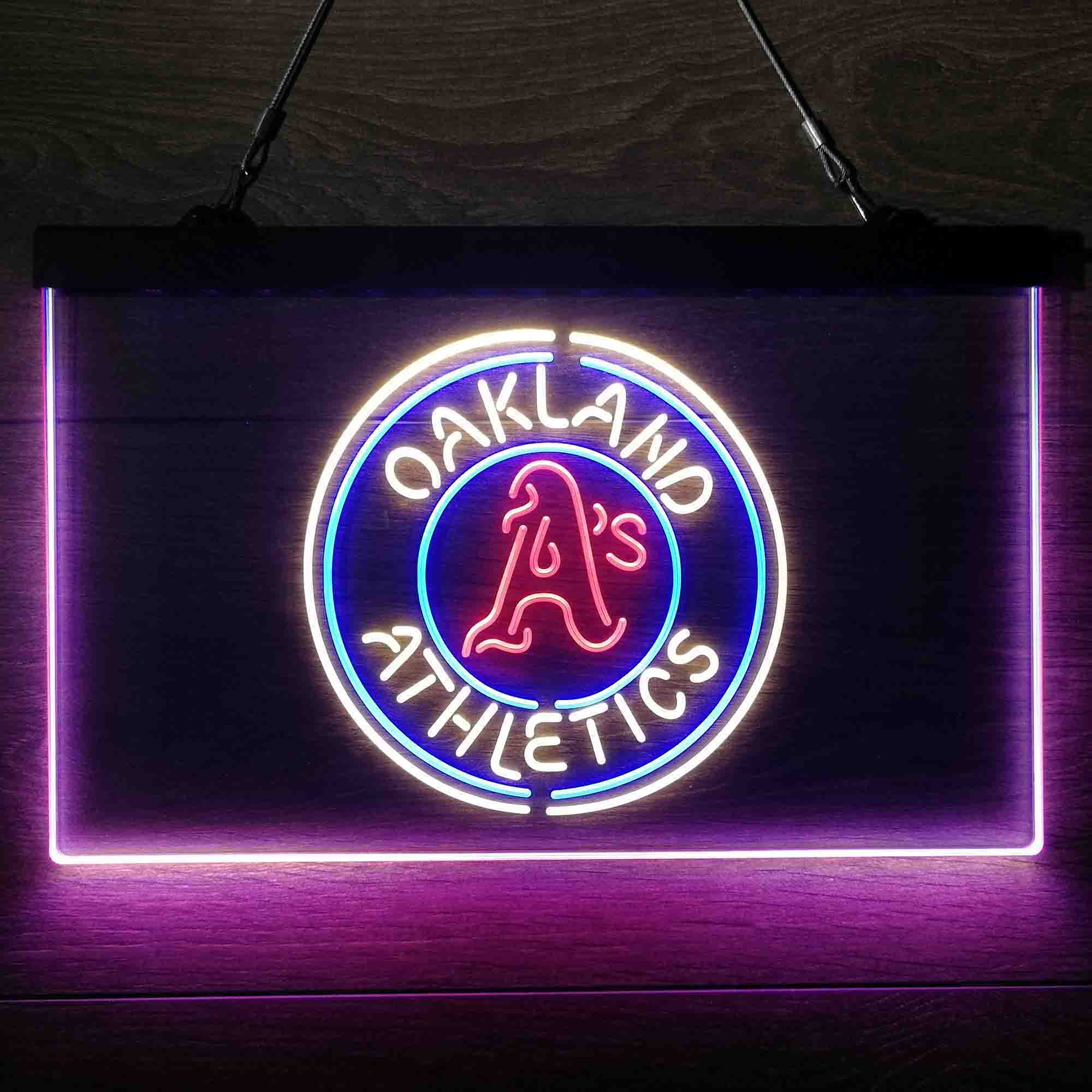 Oakland Athletics Neon-Like LED Sign - Image 19