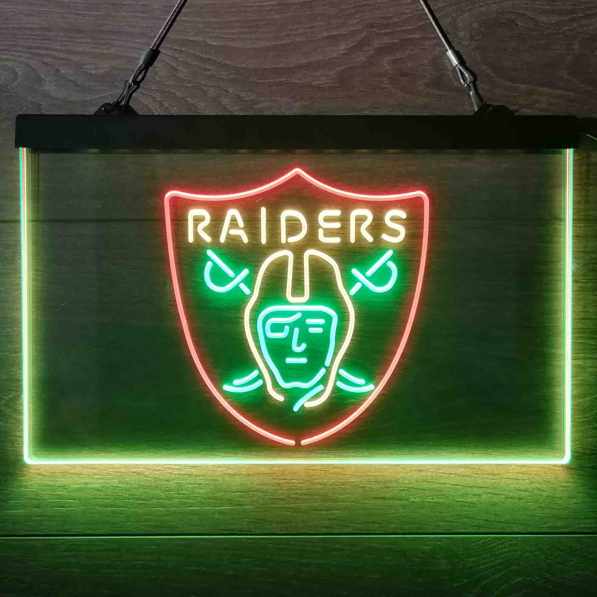 Las Vegas Raiders Neon 3-Color LED Sign - Image 13