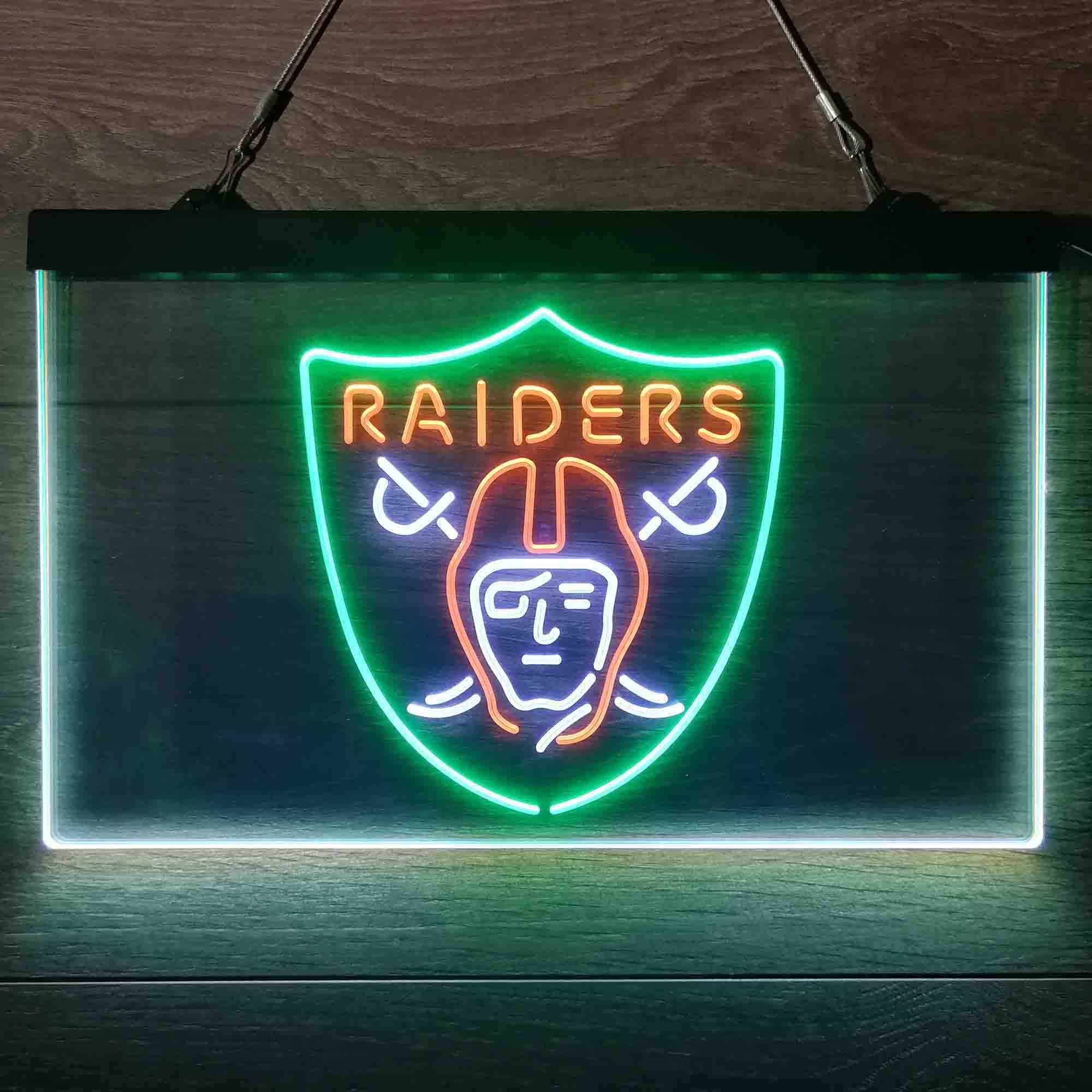 Las Vegas Raiders Neon 3-Color LED Sign - Image 2