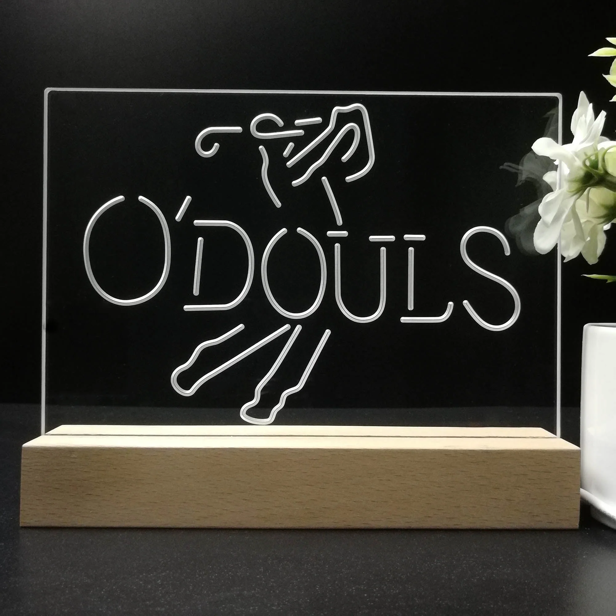 O'Doul's Beer Golfer Neon Sign Pub Bar Lamp - Image 8