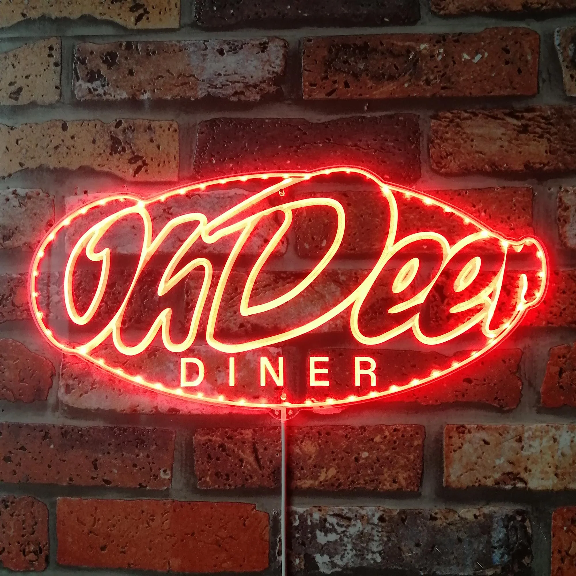 Oh Deer Diner Alan Wake RGB Edge Lit LED Sign - Image 3