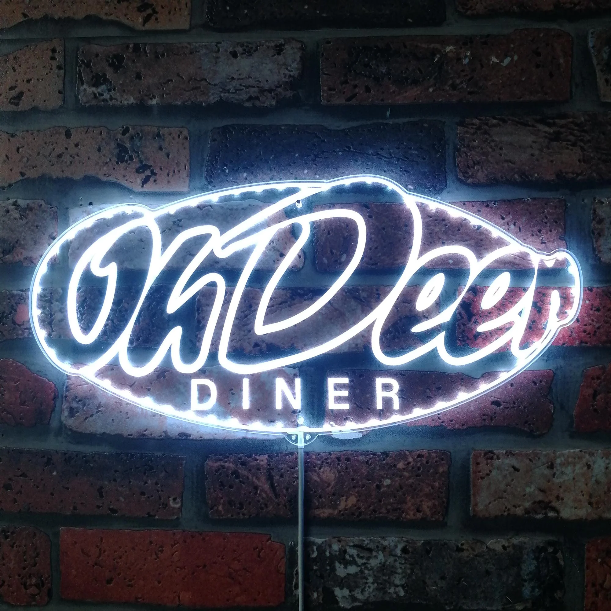 Oh Deer Diner Alan Wake RGB Edge Lit LED Sign - Image 5