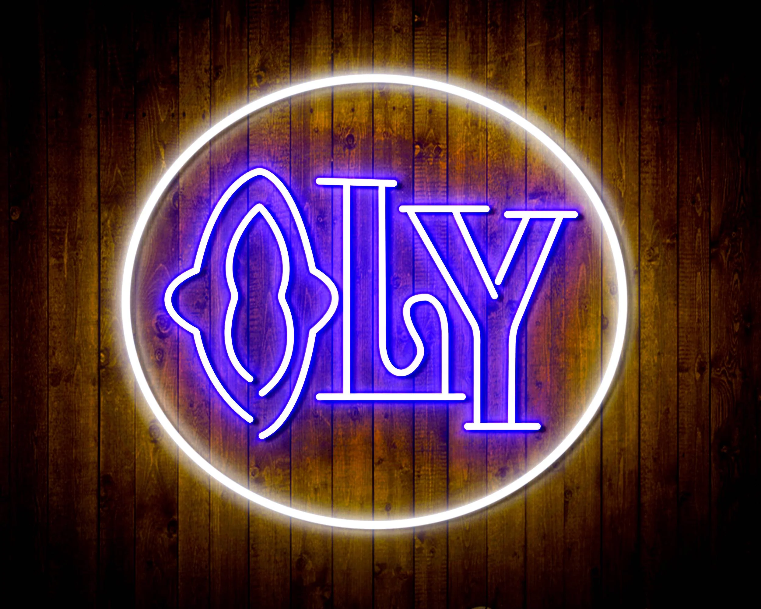Olympia Beer Bar Handmade Neon Flex LED Sign - Image 5