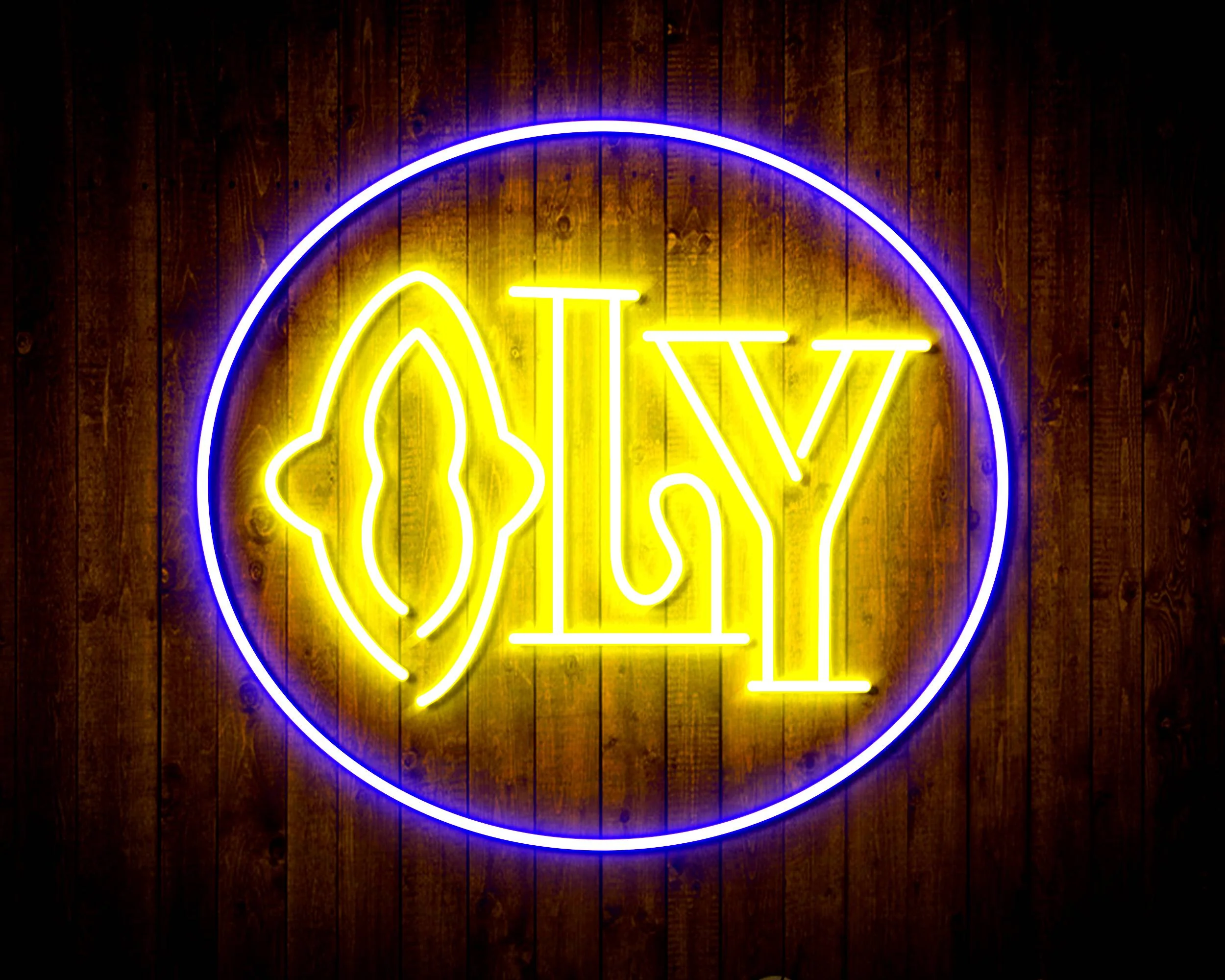 Olympia Beer Bar Handmade Neon Flex LED Sign - Image 8