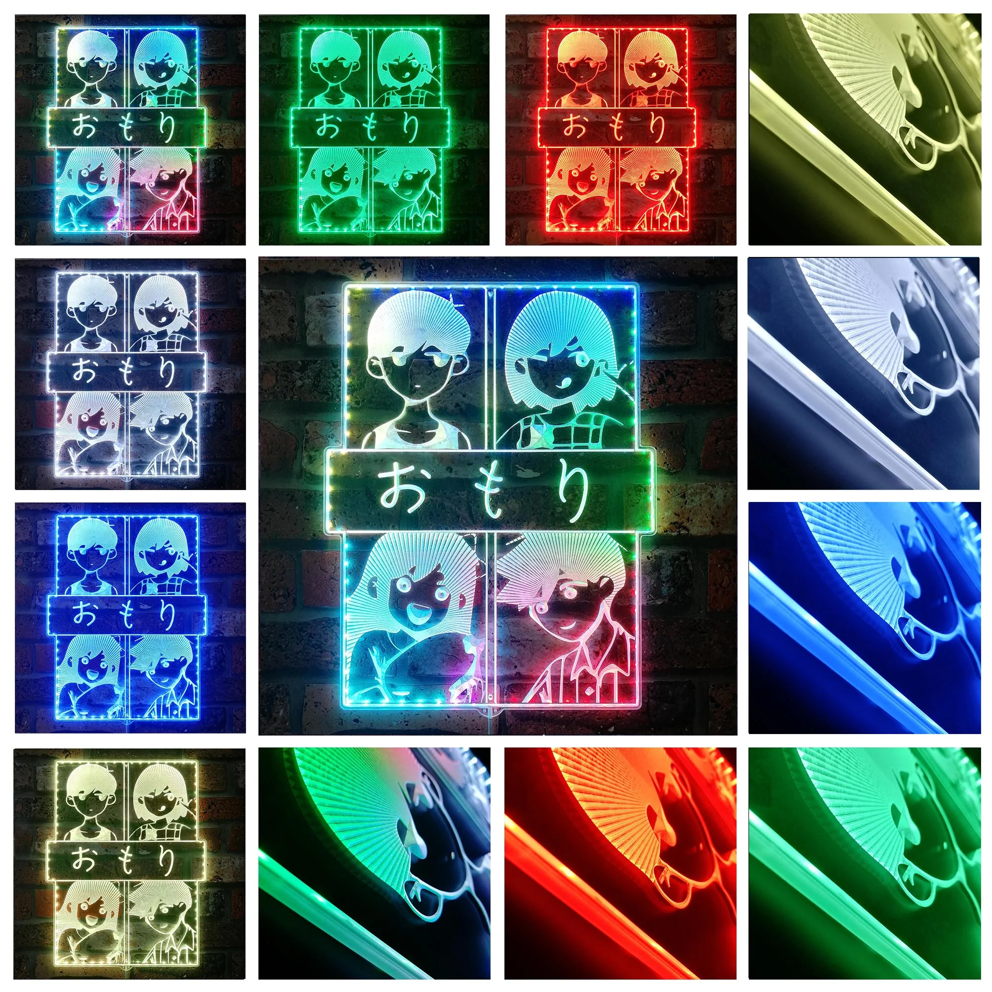Omori Neon LED Sign with Dynamic RGB Colors - Image 4