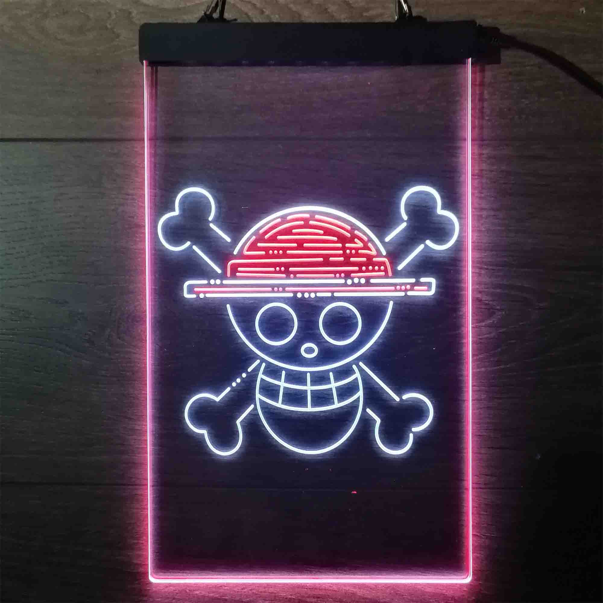 One Piece Pirate Skull Luffy Neon LED Sign - Image 5