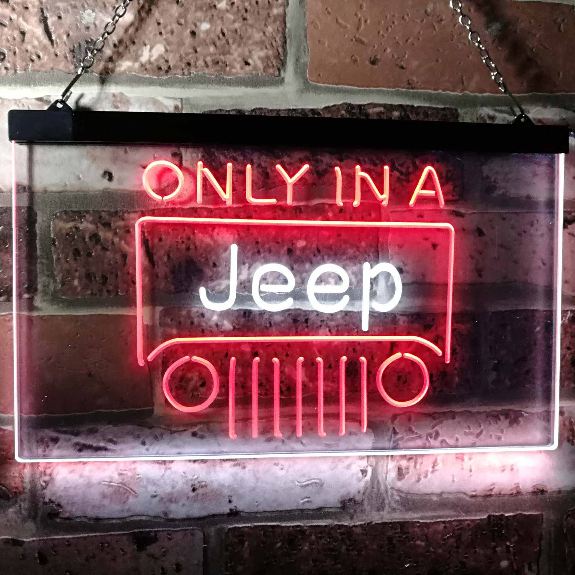 Only in a Jeep Beer Garage LED Neon Sign - Image 6