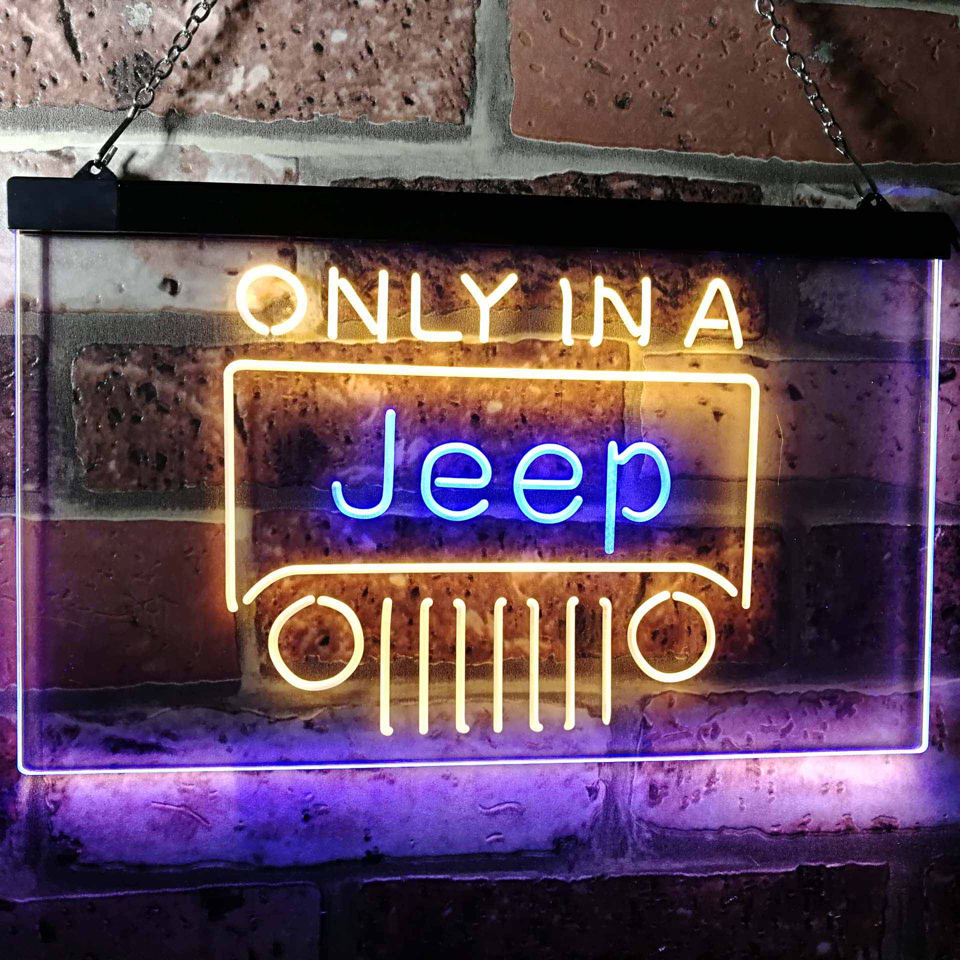 Only in a Jeep Beer Garage LED Neon Sign - Image 7