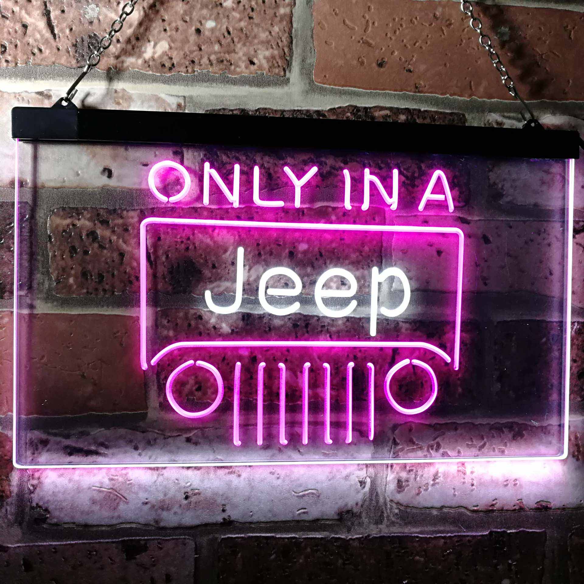 Only in a Jeep Beer Garage LED Neon Sign - Image 8