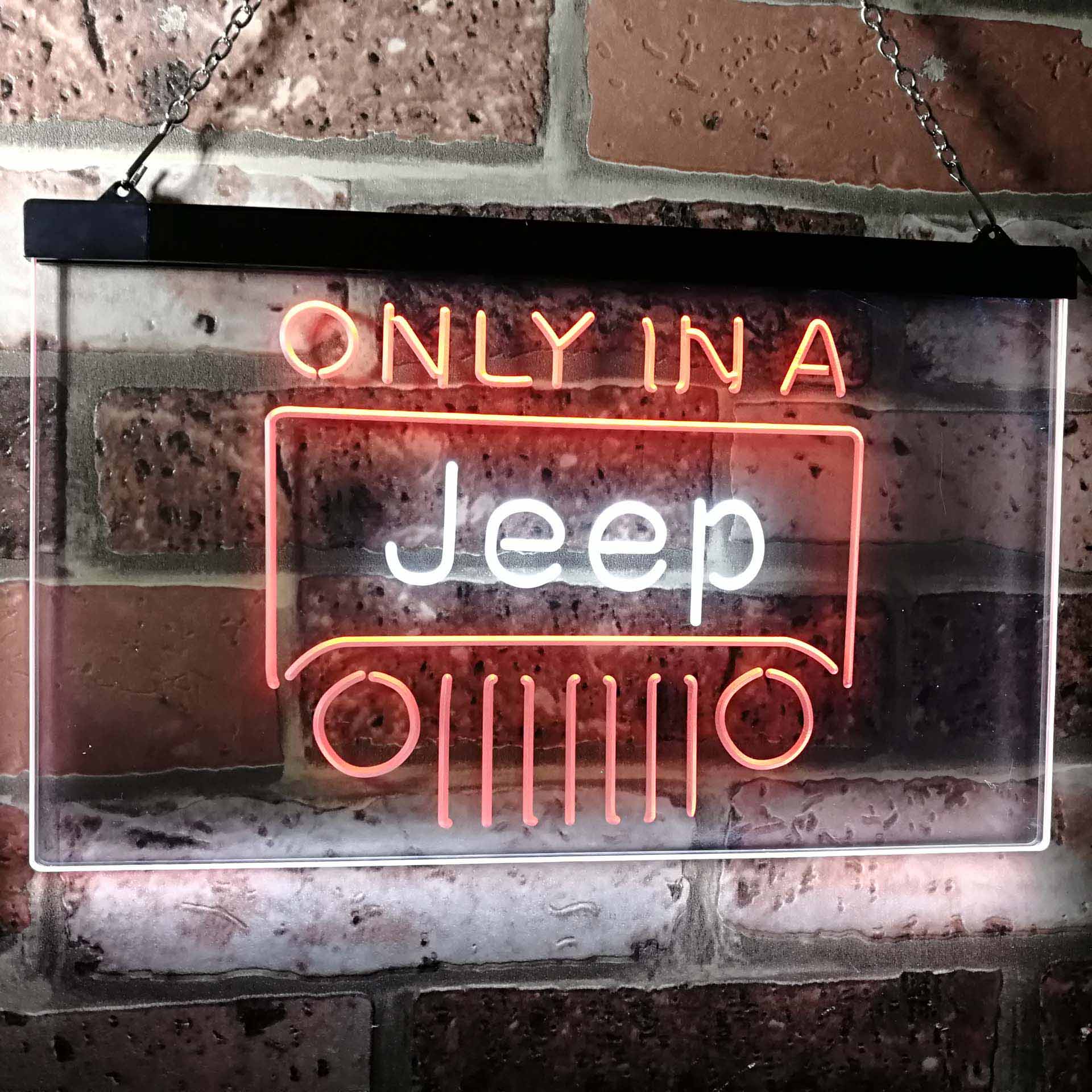 Only in a Jeep Beer Garage LED Neon Sign - Image 9