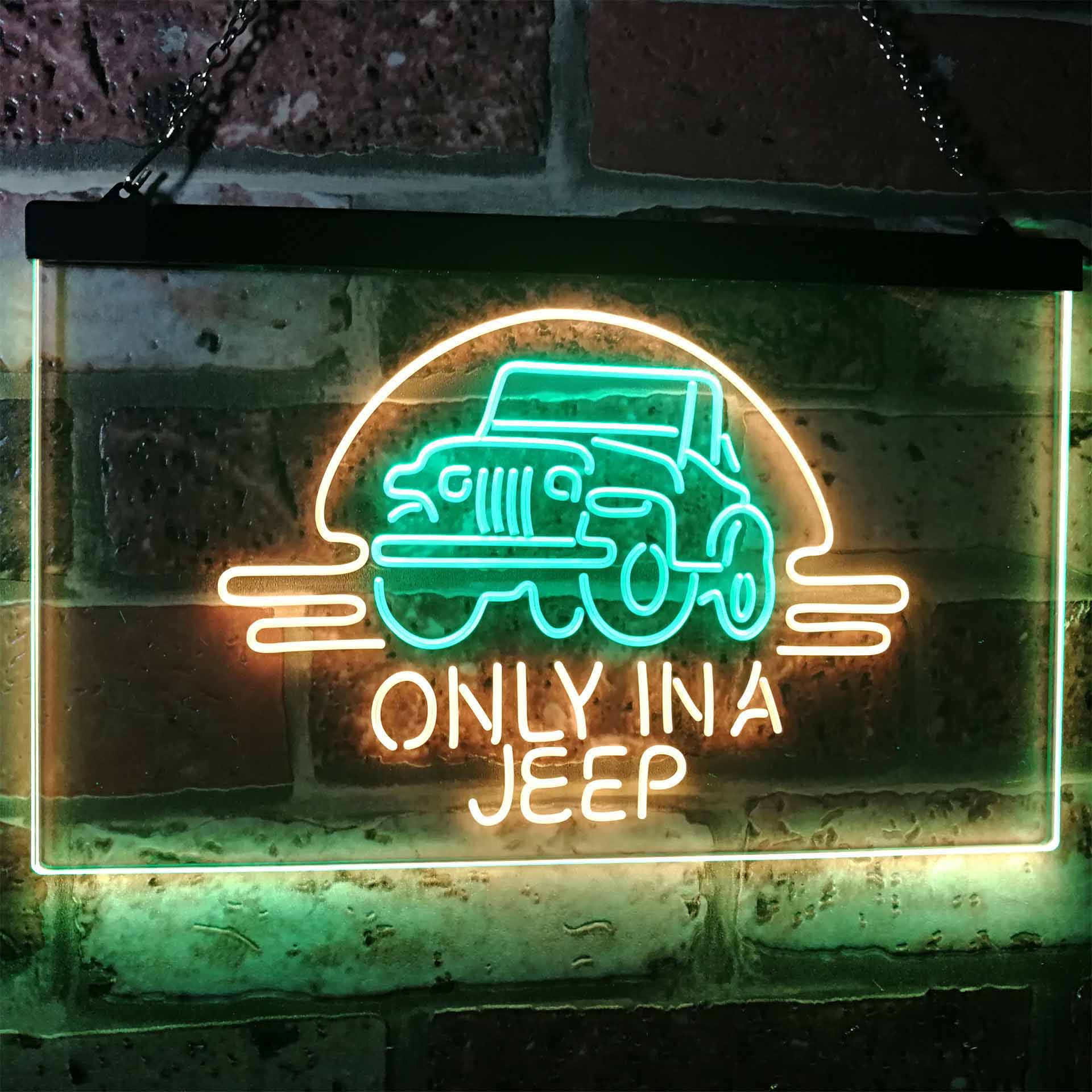 Only in a Jeep LED Neon Sign