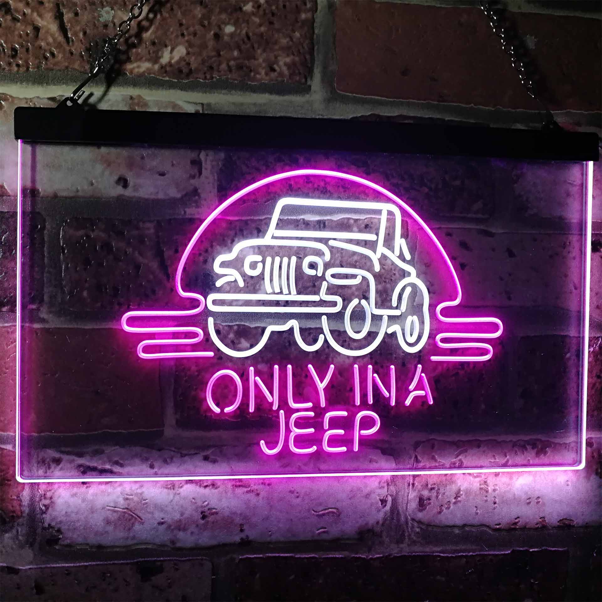 Only in a Jeep LED Neon Sign - Image 4