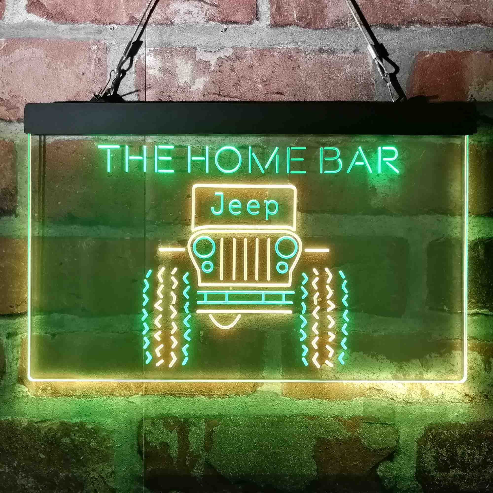 Personalized Only in a Jeep Truck Neon LED Garage Sign - Image 11