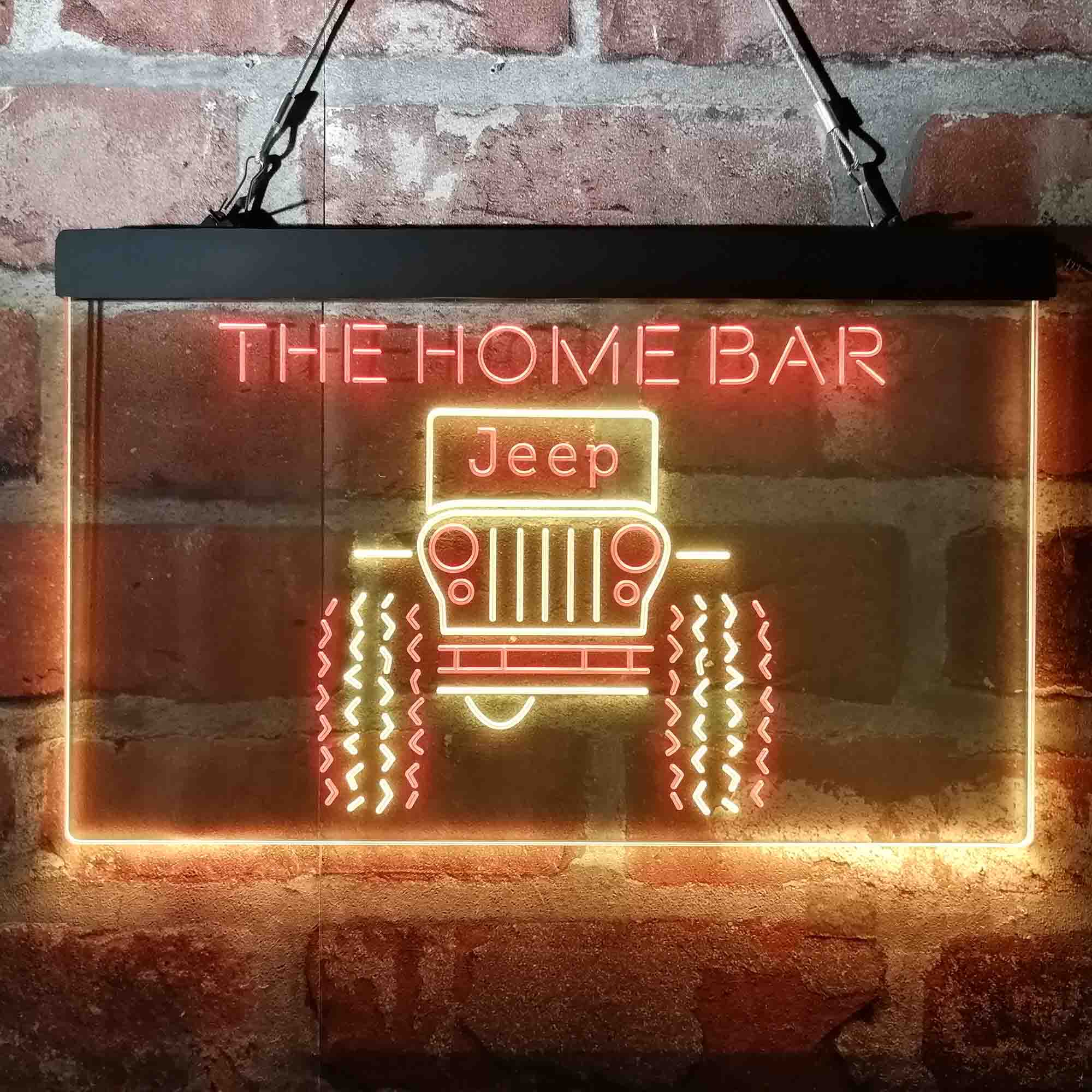 Personalized Only in a Jeep Truck Neon LED Garage Sign - Image 7