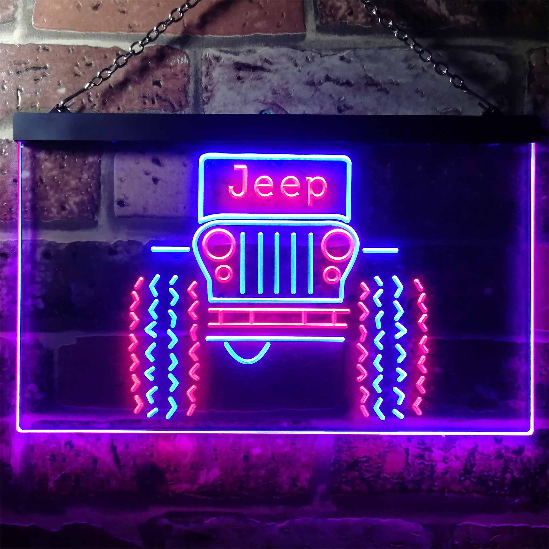 Jeep Only in a Jeep LED Neon Sign, Garage Sign - Image 4