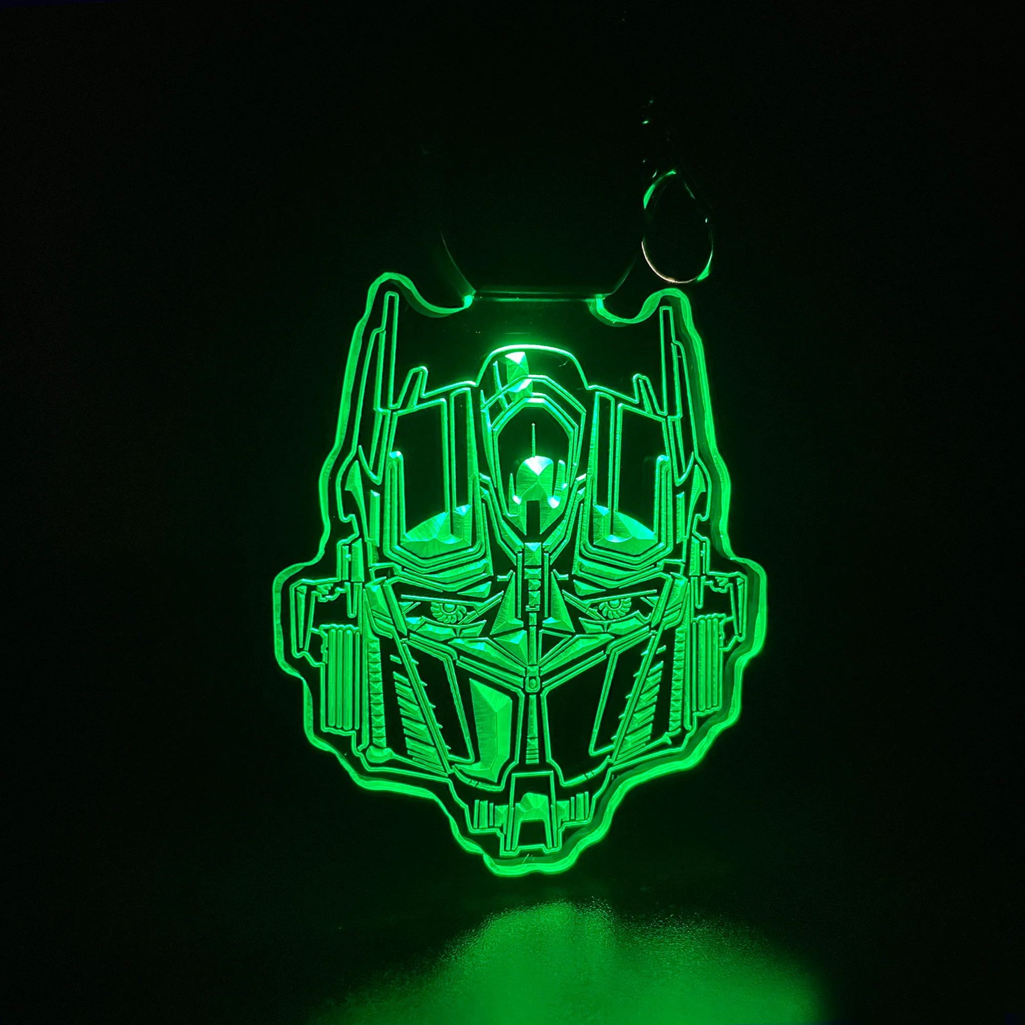 Optimus Prime LED Light Acrylic Keychain , Christmas Tree Ornament - Image 5