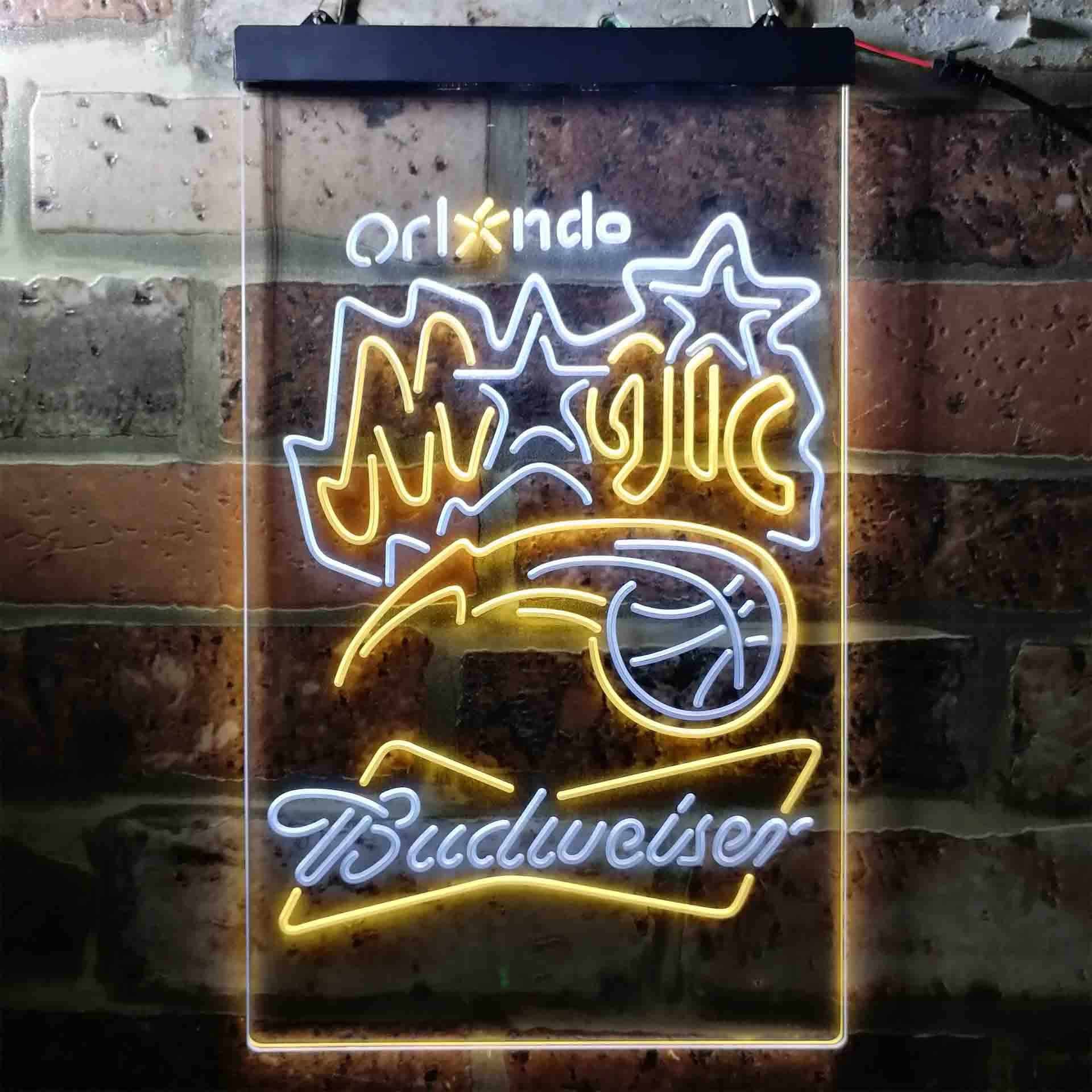 Orlando Magic Budweiser Neon-Like LED Sign