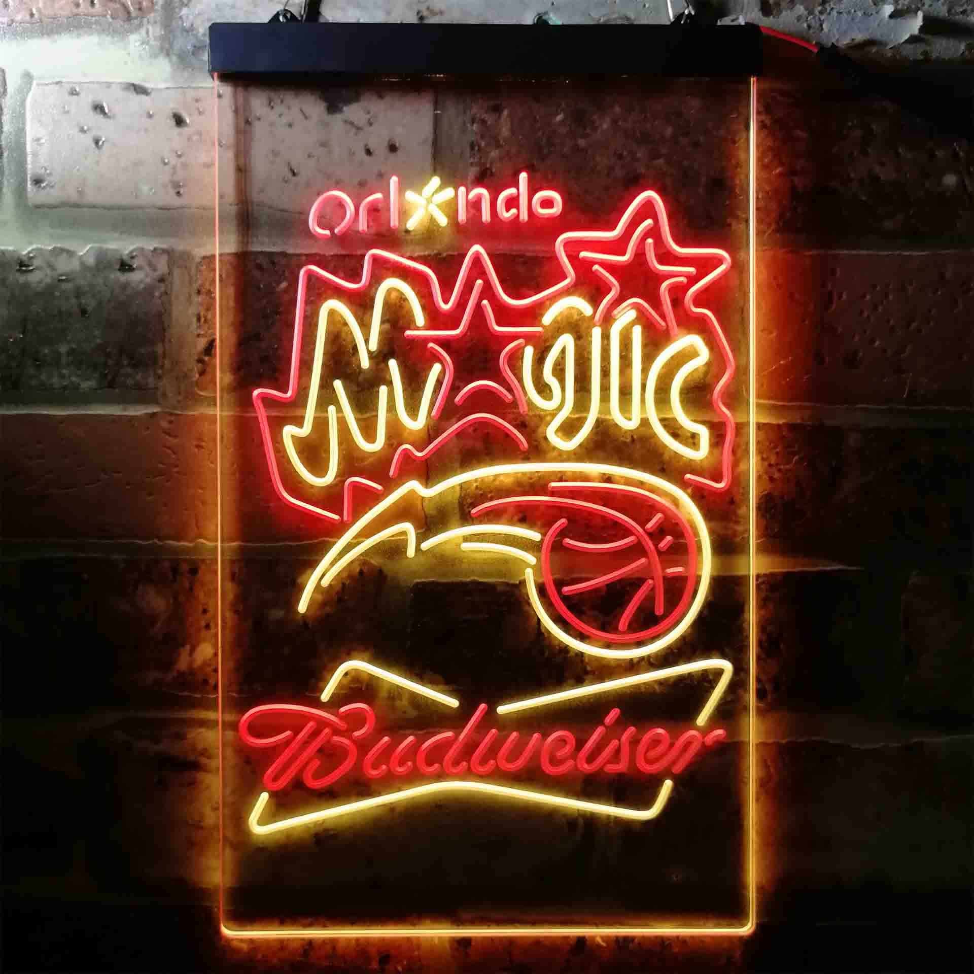 Orlando Magic Budweiser Neon-Like LED Sign - Image 2