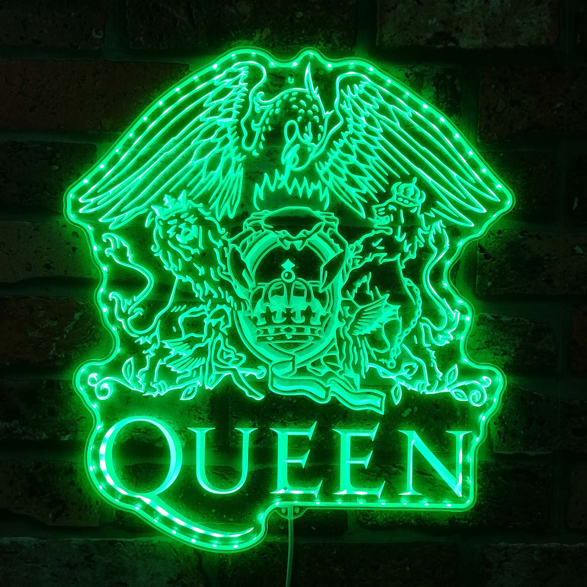 Queen Music Neon LED Sign with Dynamic RGB Colors - Image 6