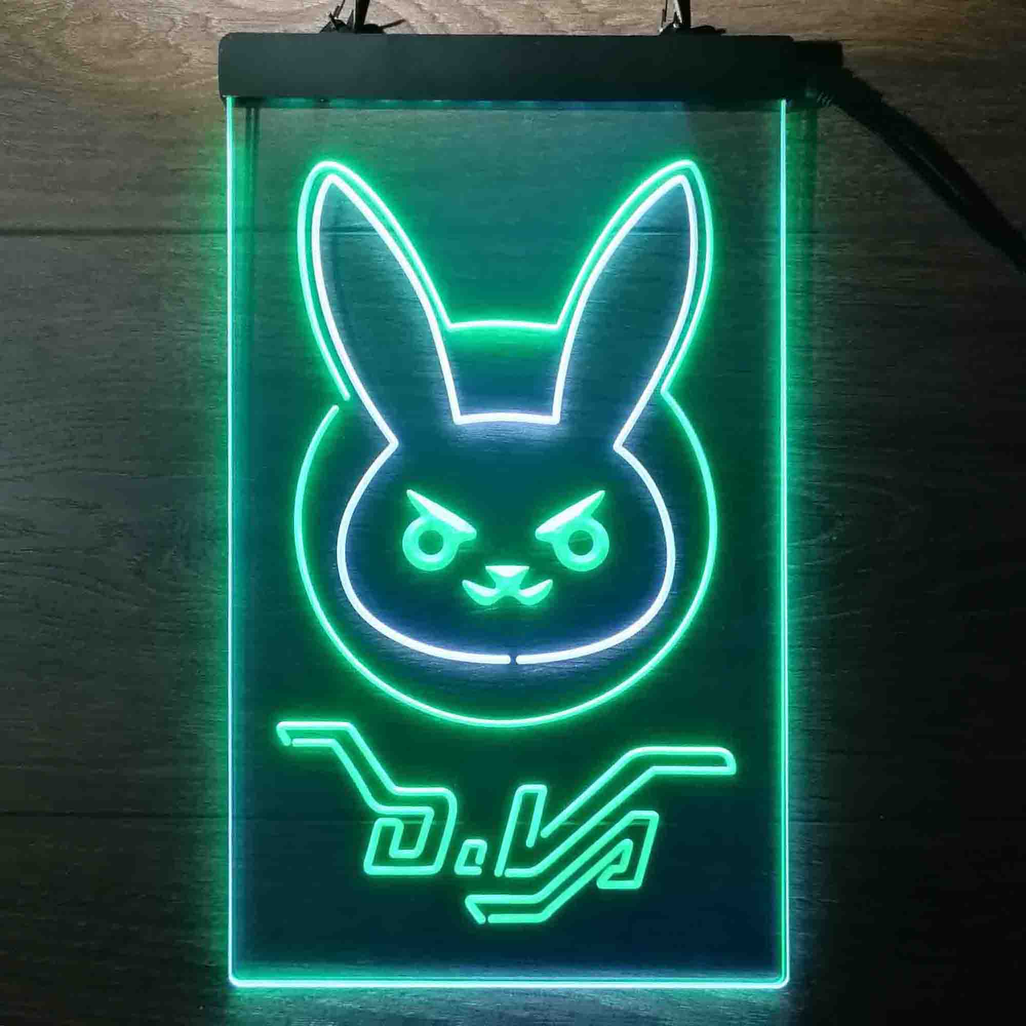 Overwatch Dva Bunny Game Room Neon Light LED Sign - Image 8