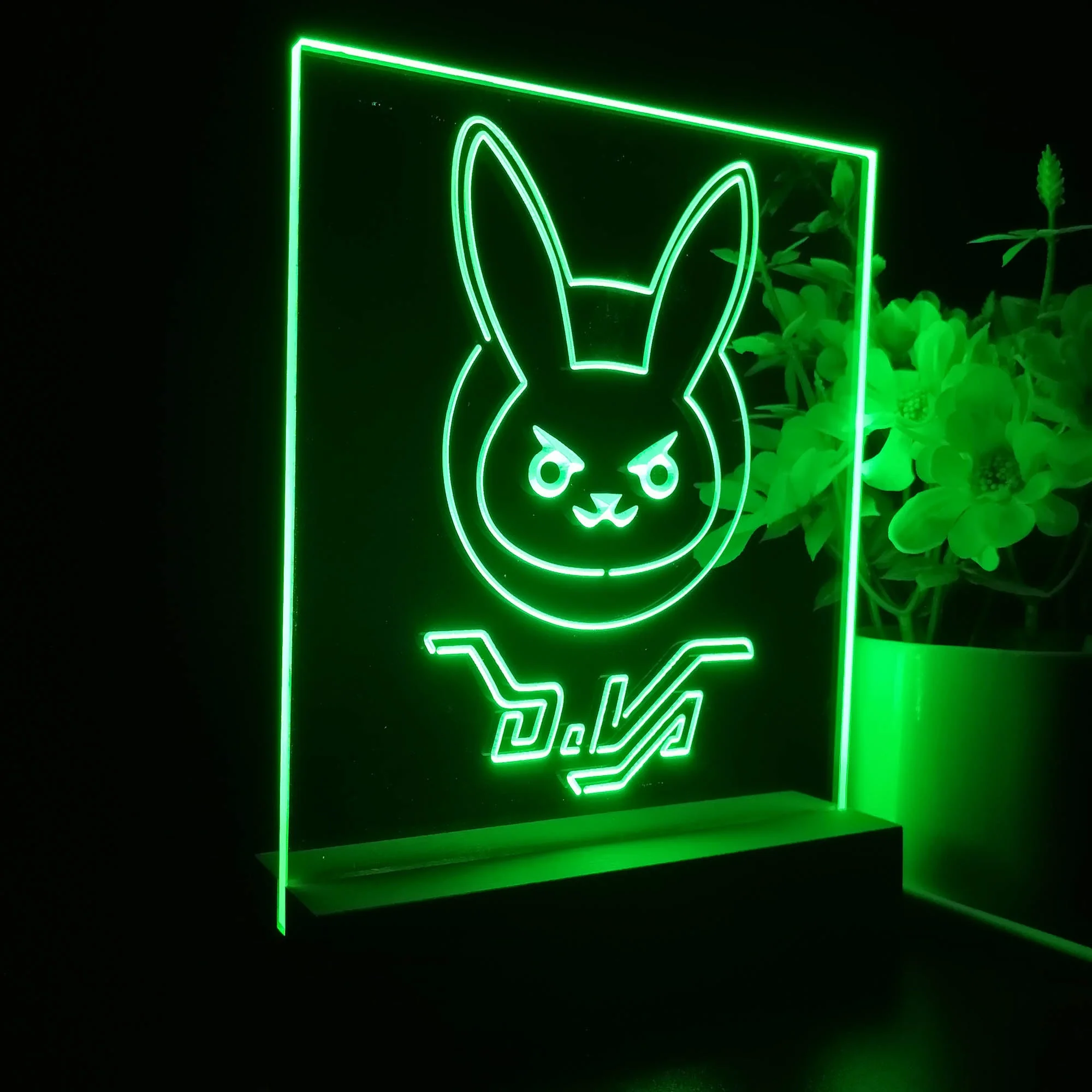 Overwatch Dva Game Room LED Sign Lamp Display - Image 7